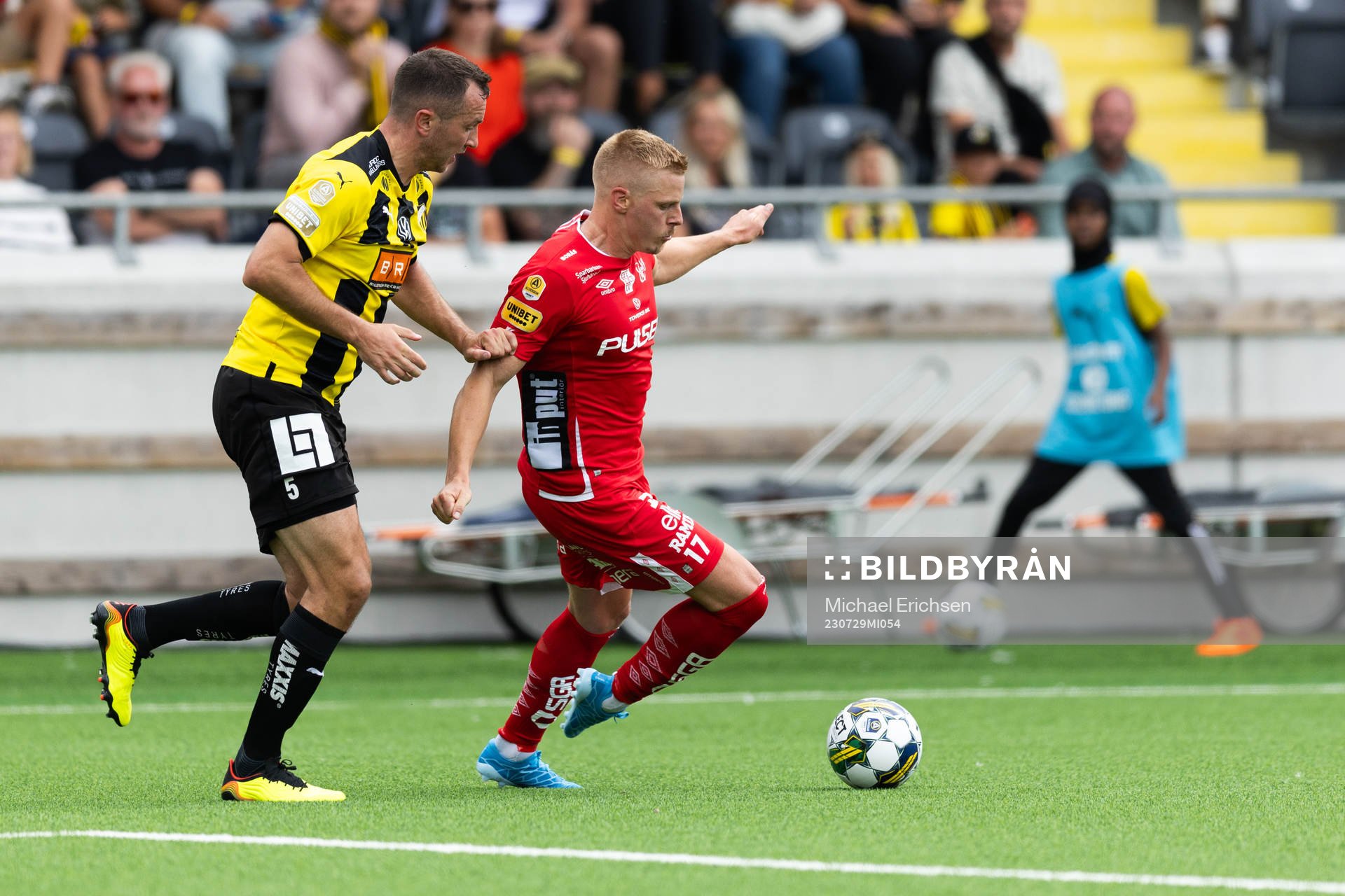 Häckens Even Hovland och Elfsborgs Per Frick