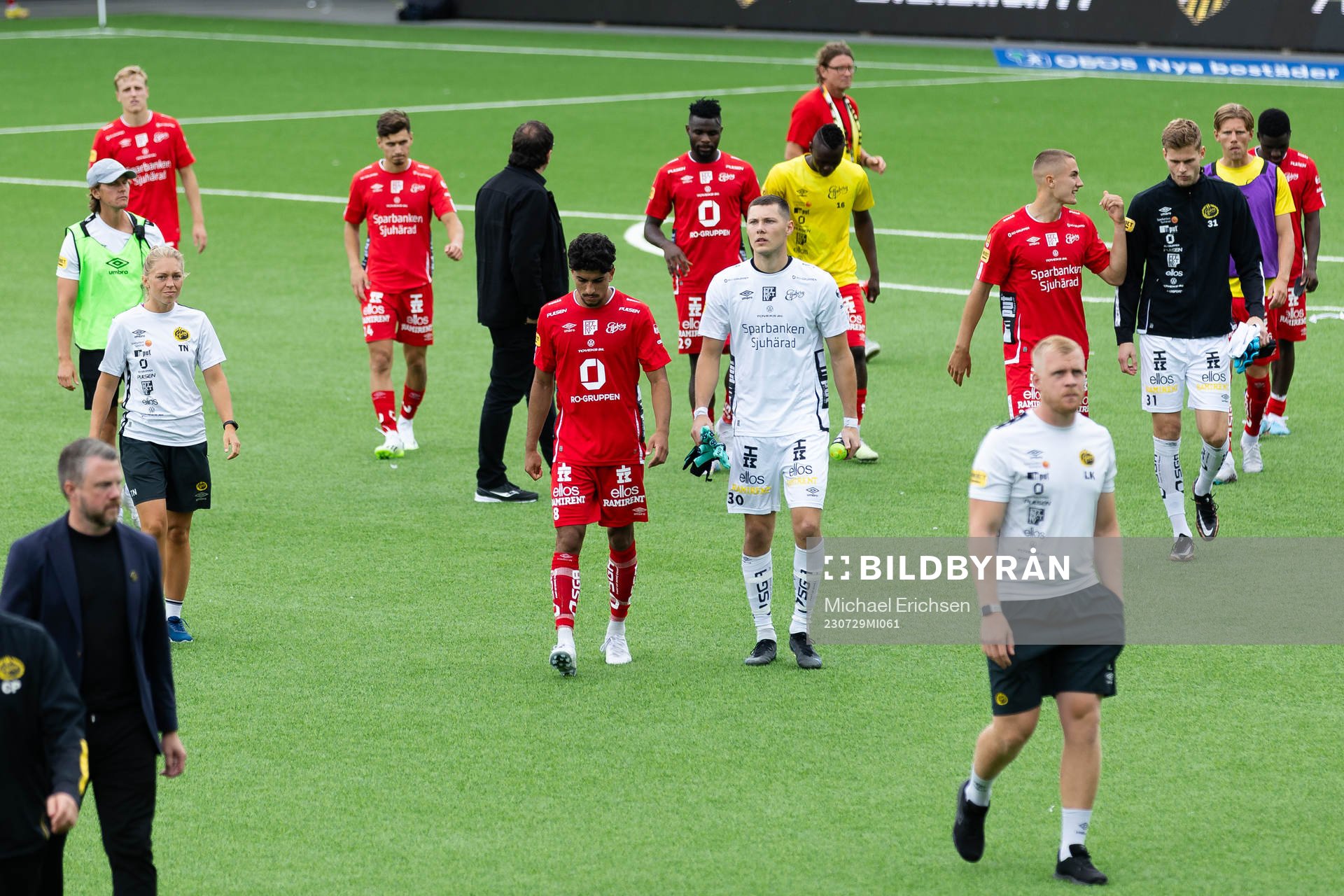 Elfsborgs spelare deppar