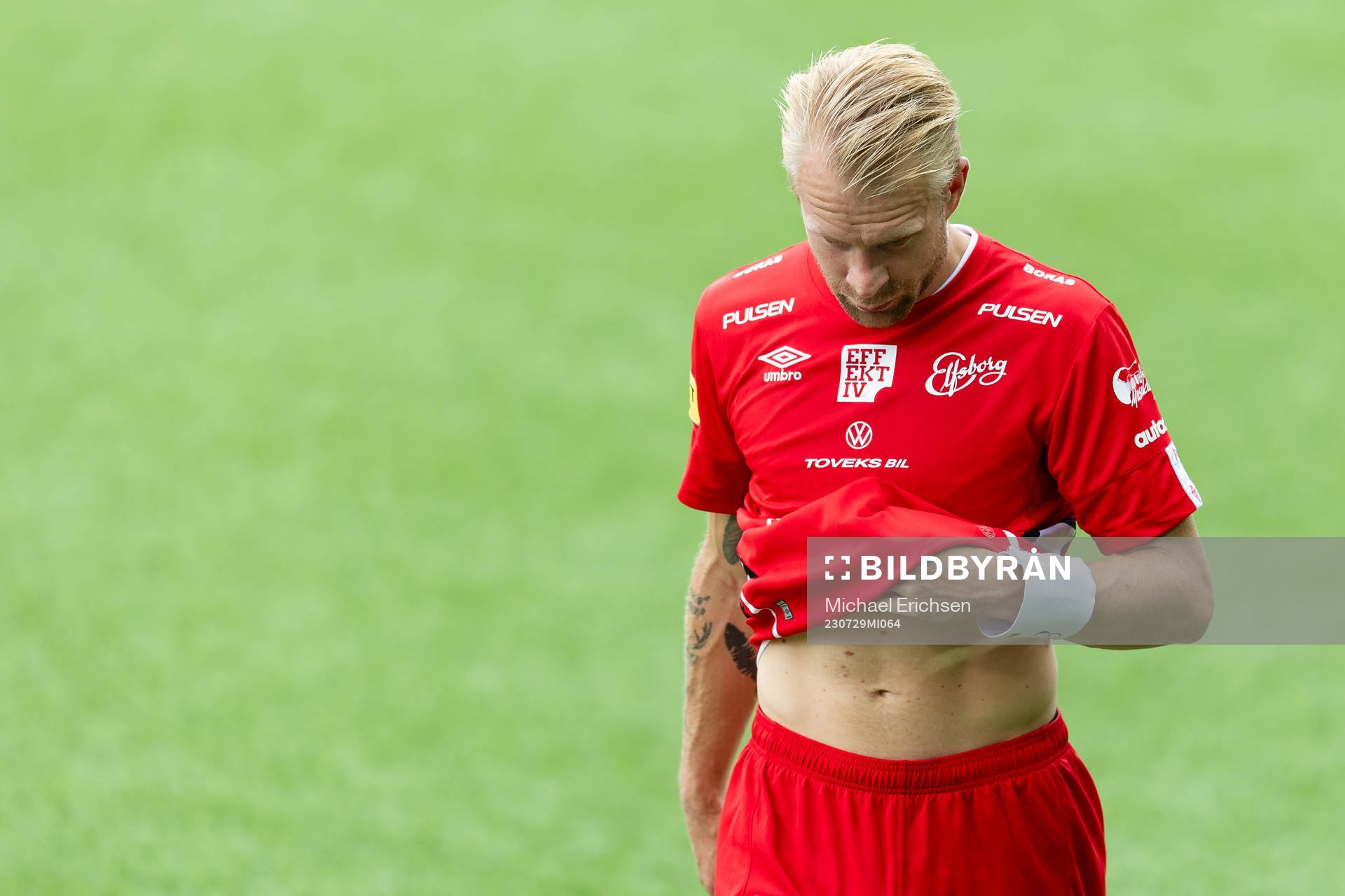 Elfsborgs Johan Larsson deppar