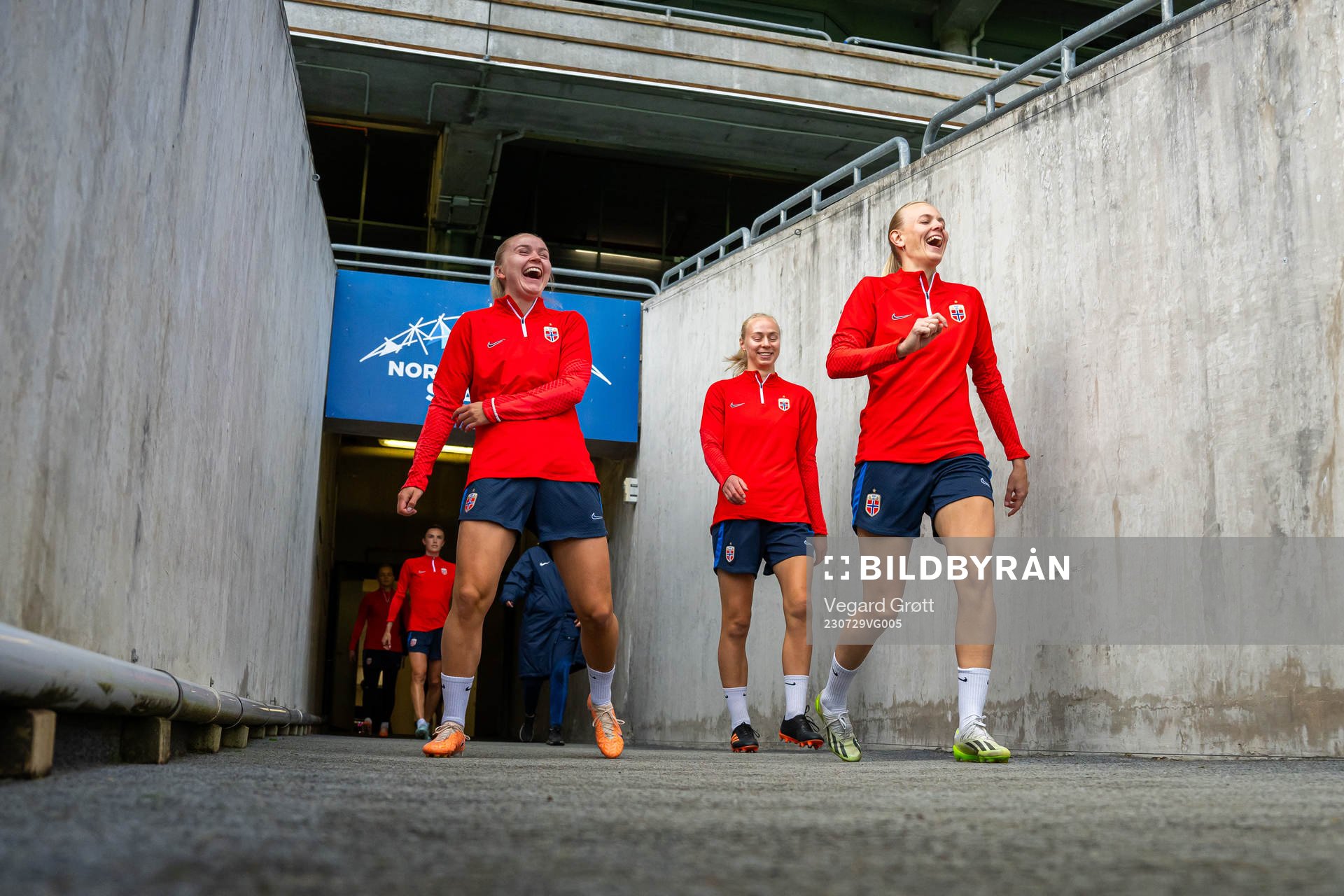 Anna Langås Jøsendal, Sara Hørte and Karina Sævik of