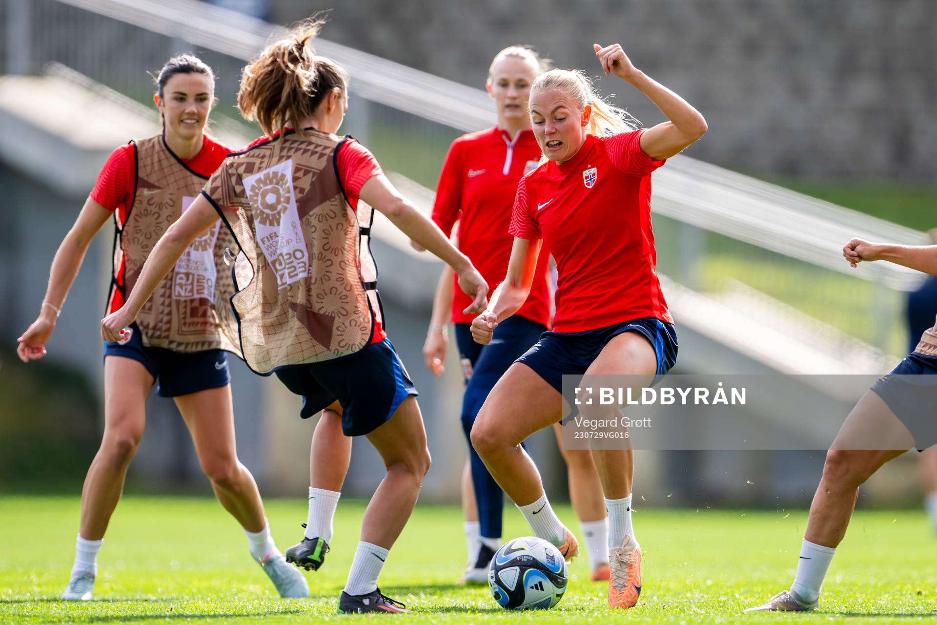 Guro Bergsvand of the Norwegian women’s national football