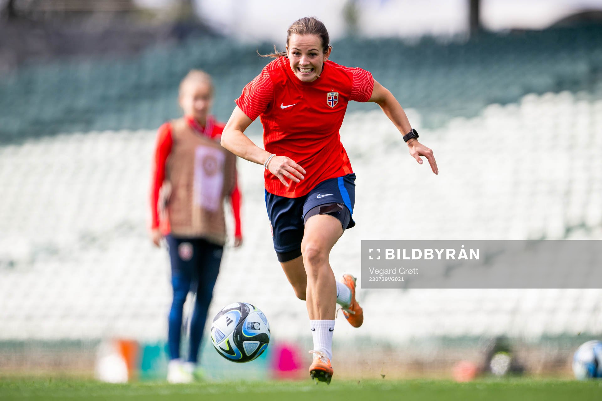 Tuva Hansen of the Norwegian women’s national football