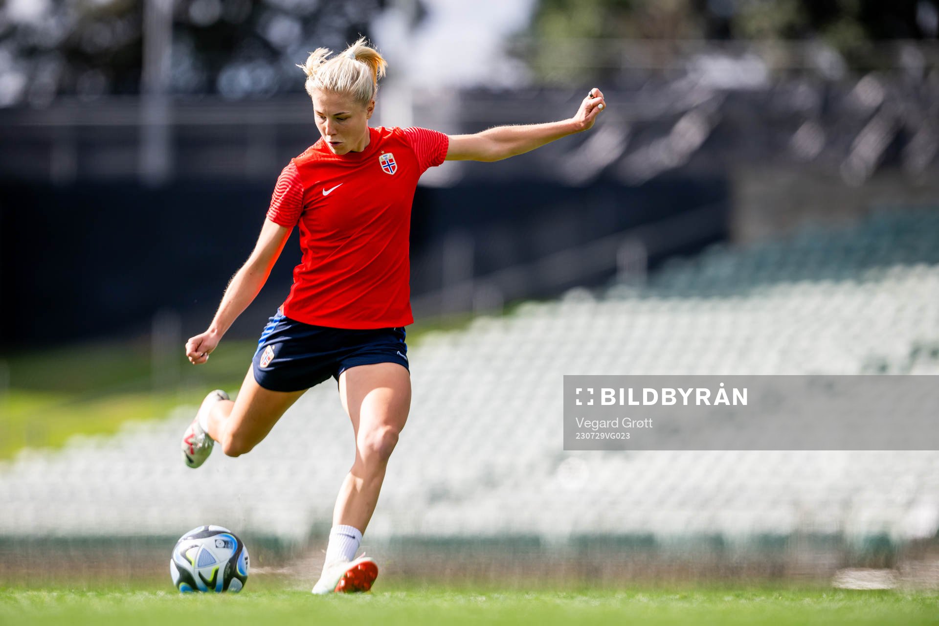 Sophie Román Haug of the Norwegian women’s national