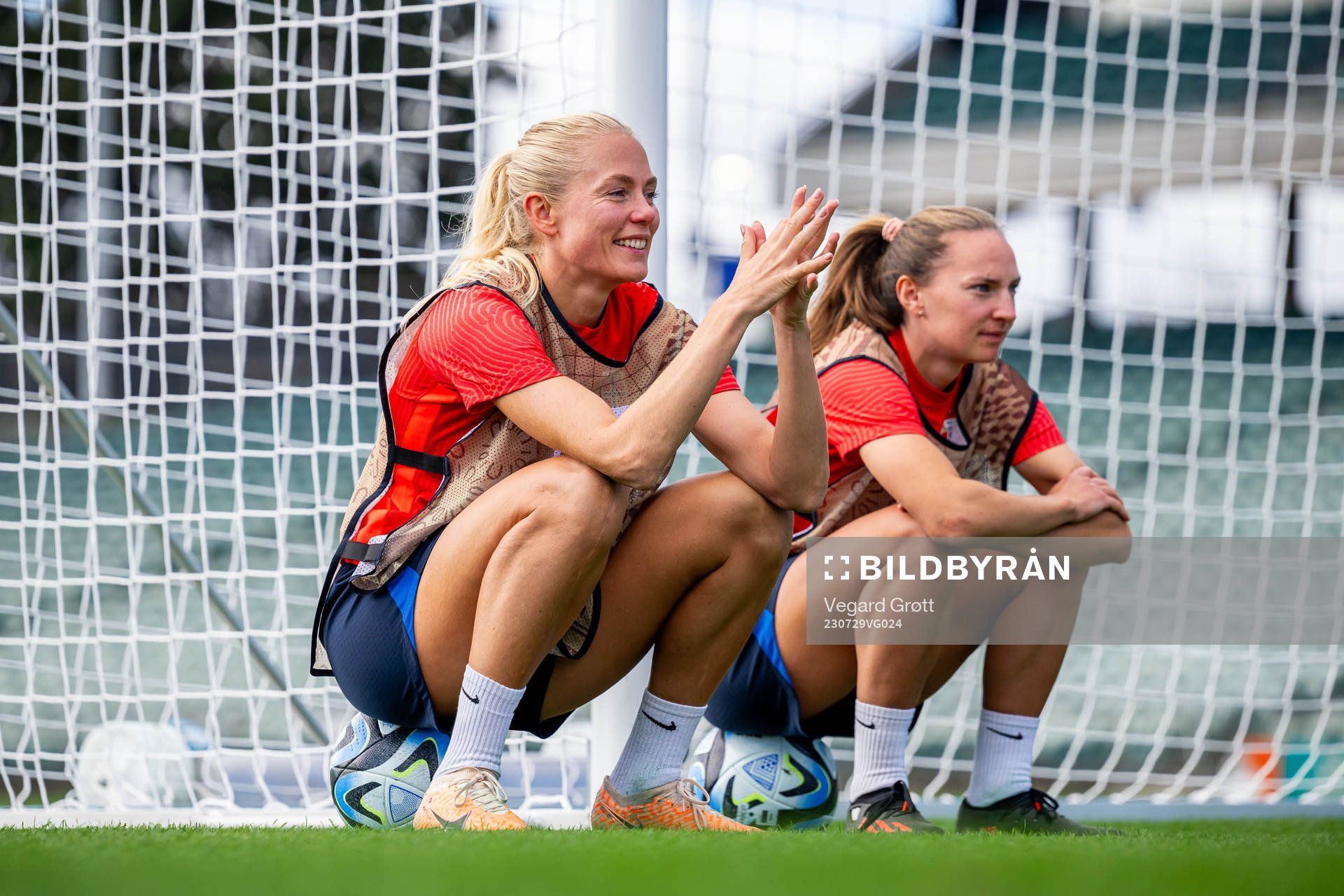 Guro Bergsvand and Marit Bratberg Lund of the Norwegian