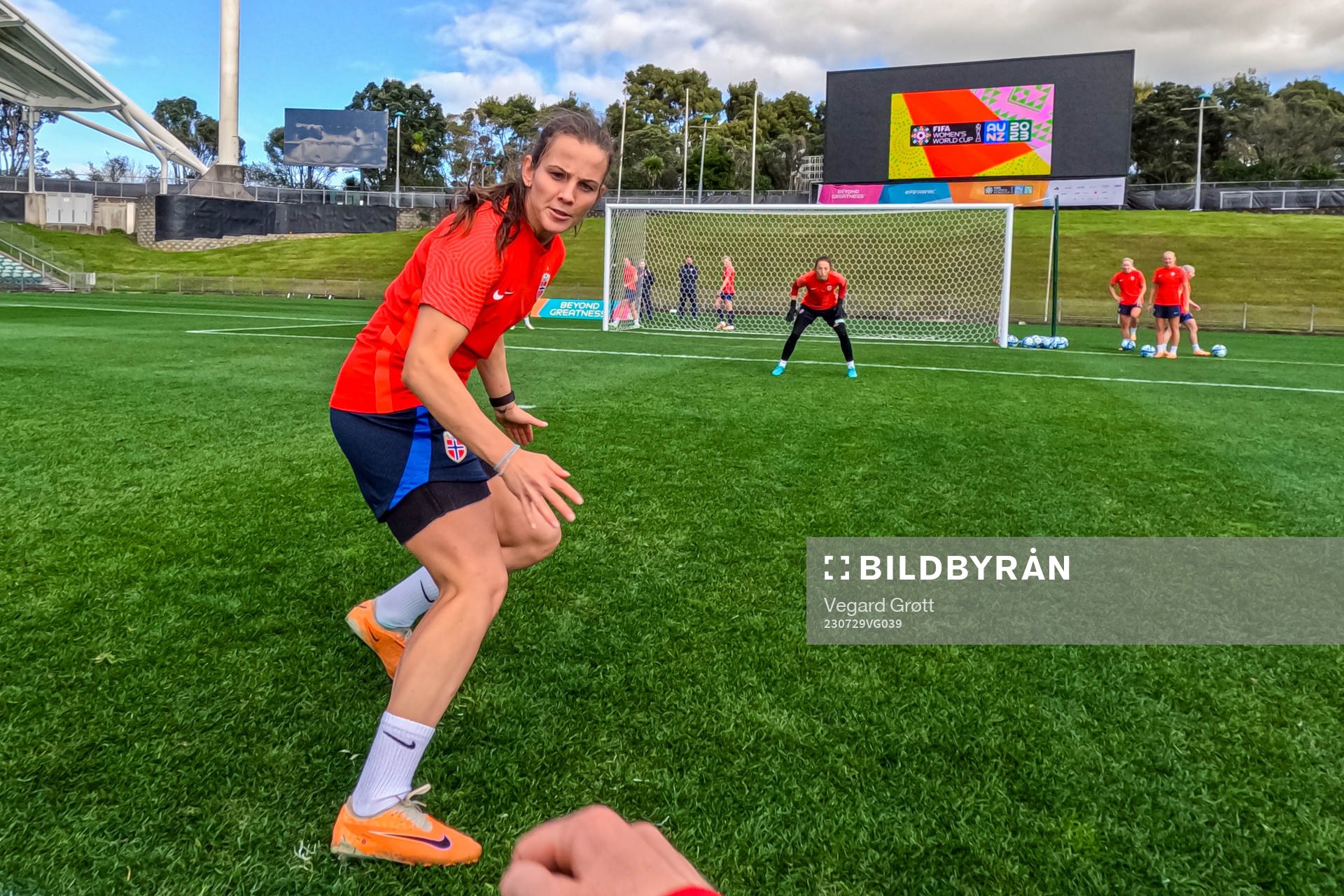 Tuva Hansen of the Norwegian women’s national football