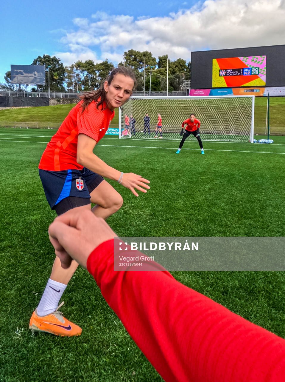 Tuva Hansen of the Norwegian women’s national football