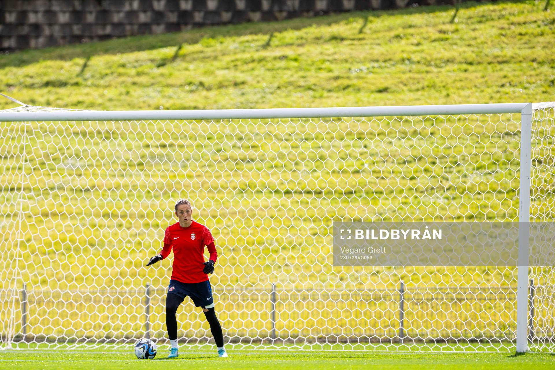 Goalkeeper Cecilie Fiskerstrand of the Norwegian women’s