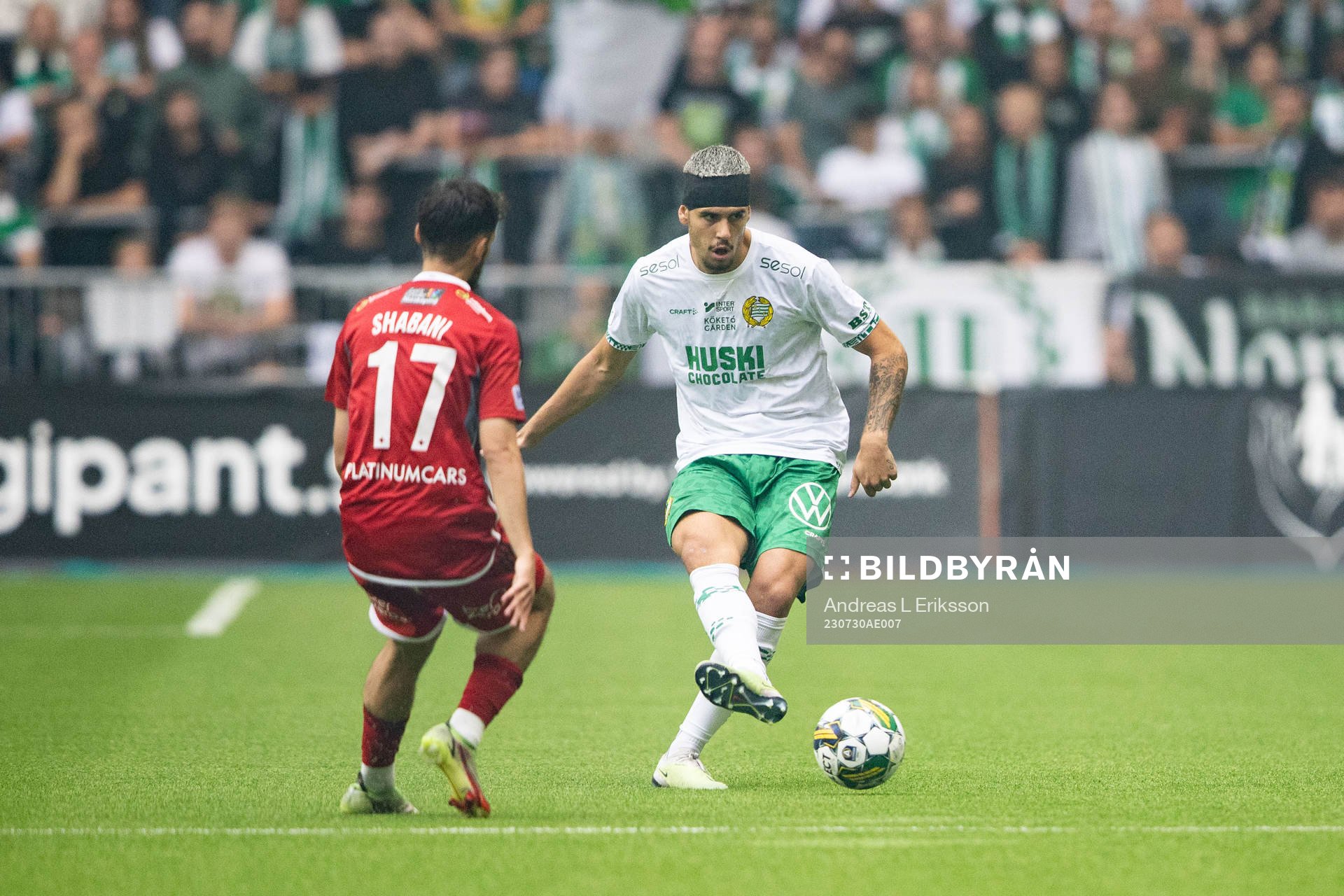 IFK Norrköpings Laorent Shabani och Hammarbys Edvin