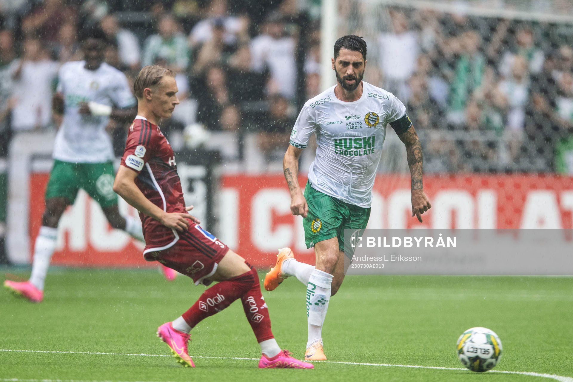 IFK Norrköpings Marcus Baggesen och Hammarbys Nahir Besara