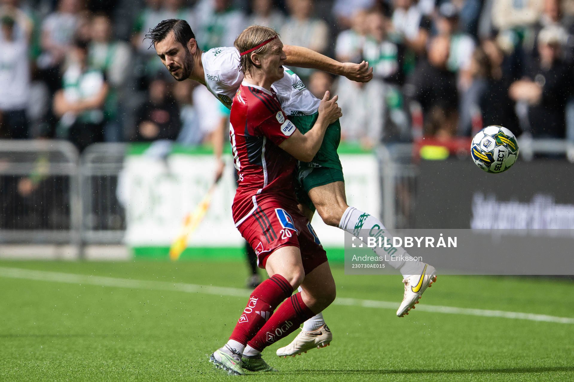 IFK Norrköpings Daniel Fritz Eid och Hammarbys Adi Nalic