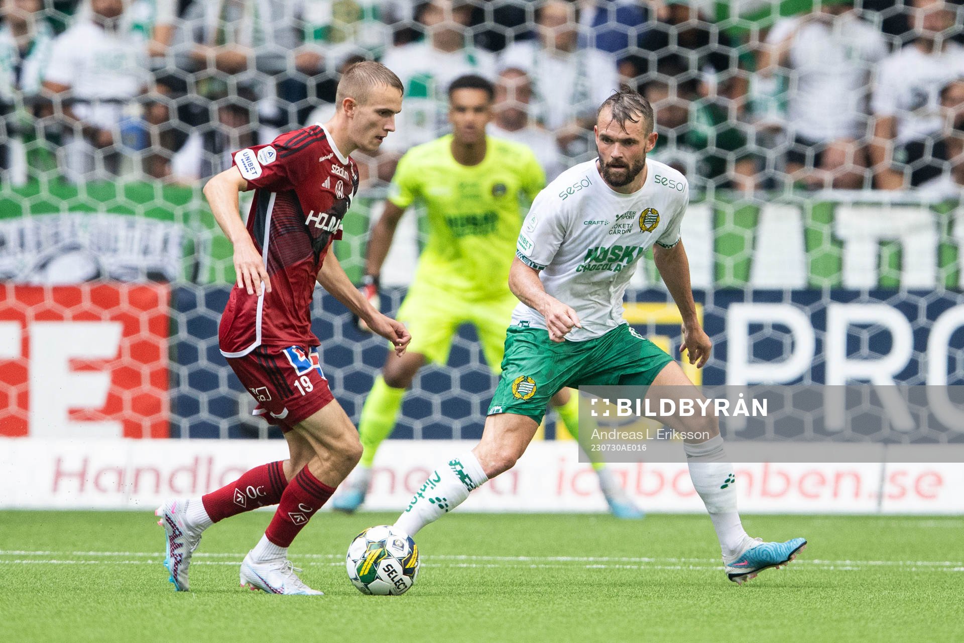 IFK Norrköpings Victor Stange Lind och Hammarbys Mads