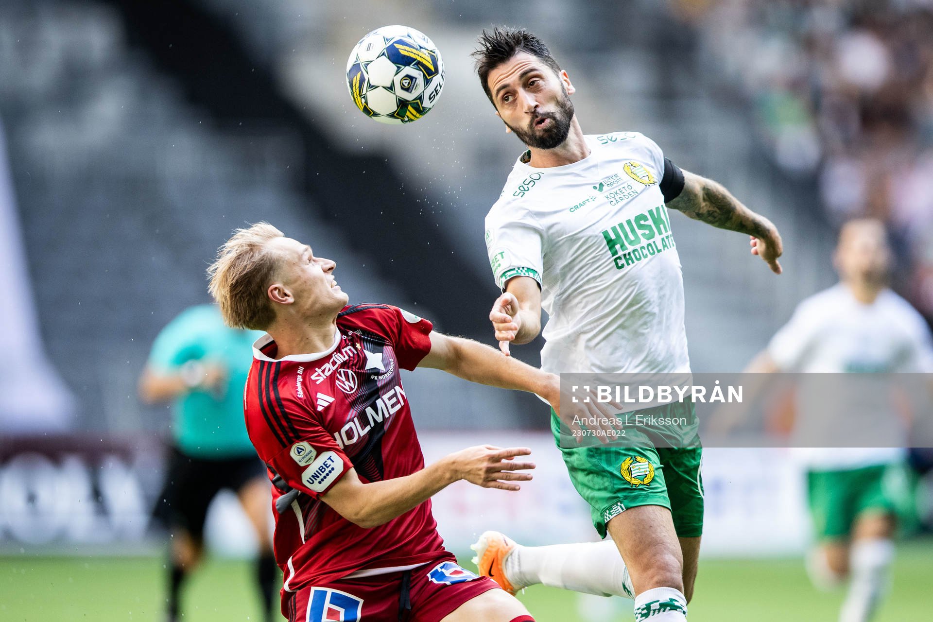 IFK Norrköpings Marcus Baggesen och Hammarbys Nahir Besara