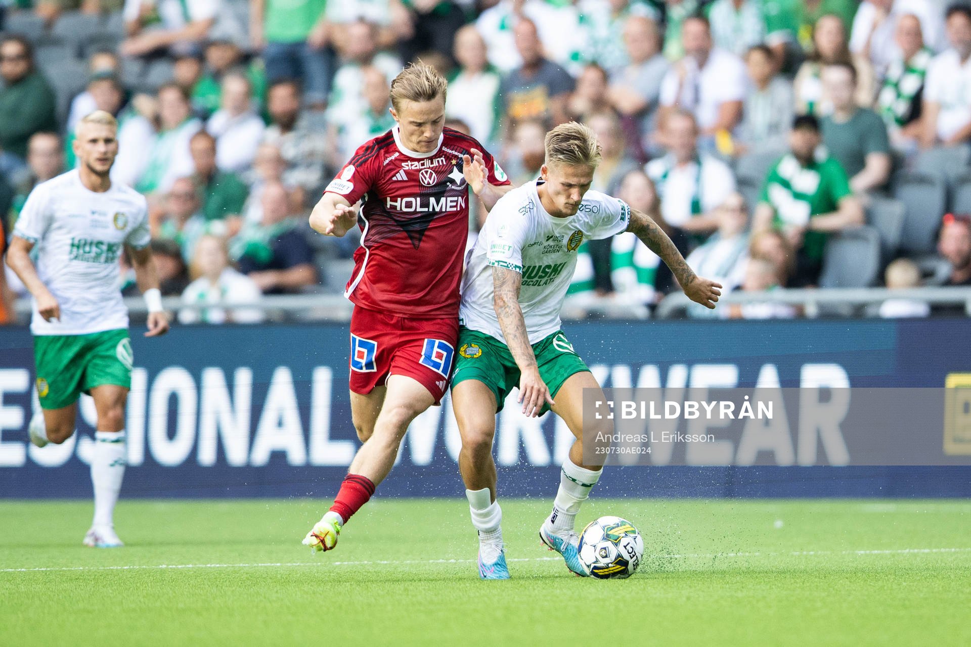 IFK Norrköpings Jacob Ortmark och Hammarbys Fredrik Hammar