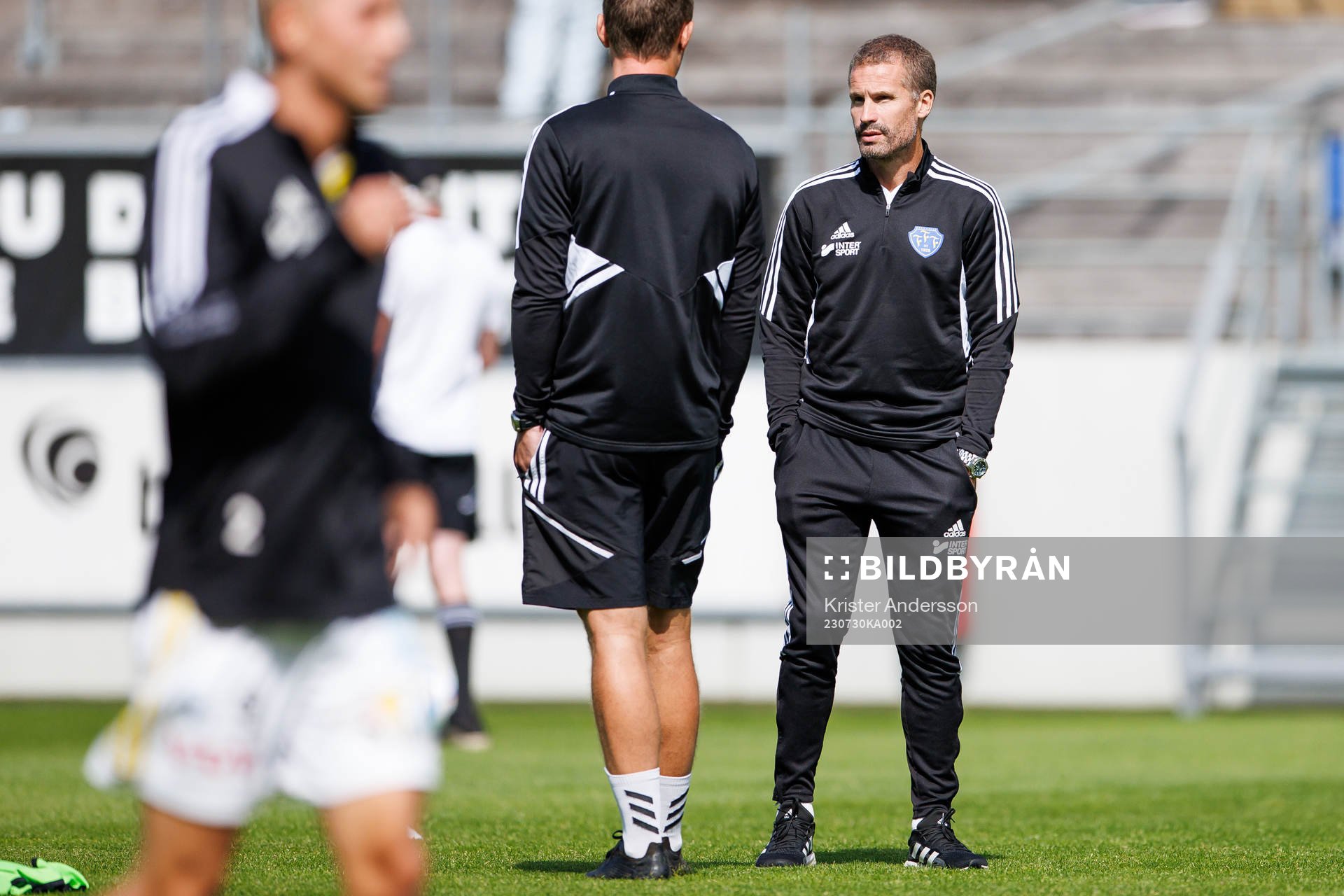 Falkenbergs tränare Christoffer Andersson