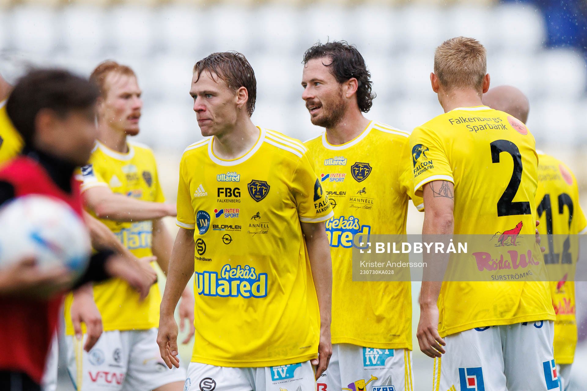 Falkenbergs Melker Nilsson och Rasmus Andersson jublar
