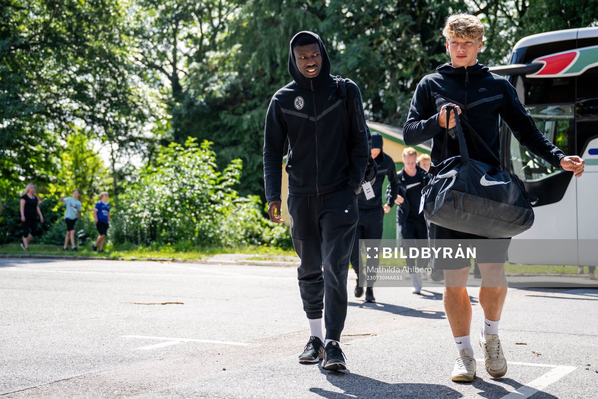 Lanskronas Ousmane Diawara och Gustaf Bruzelius