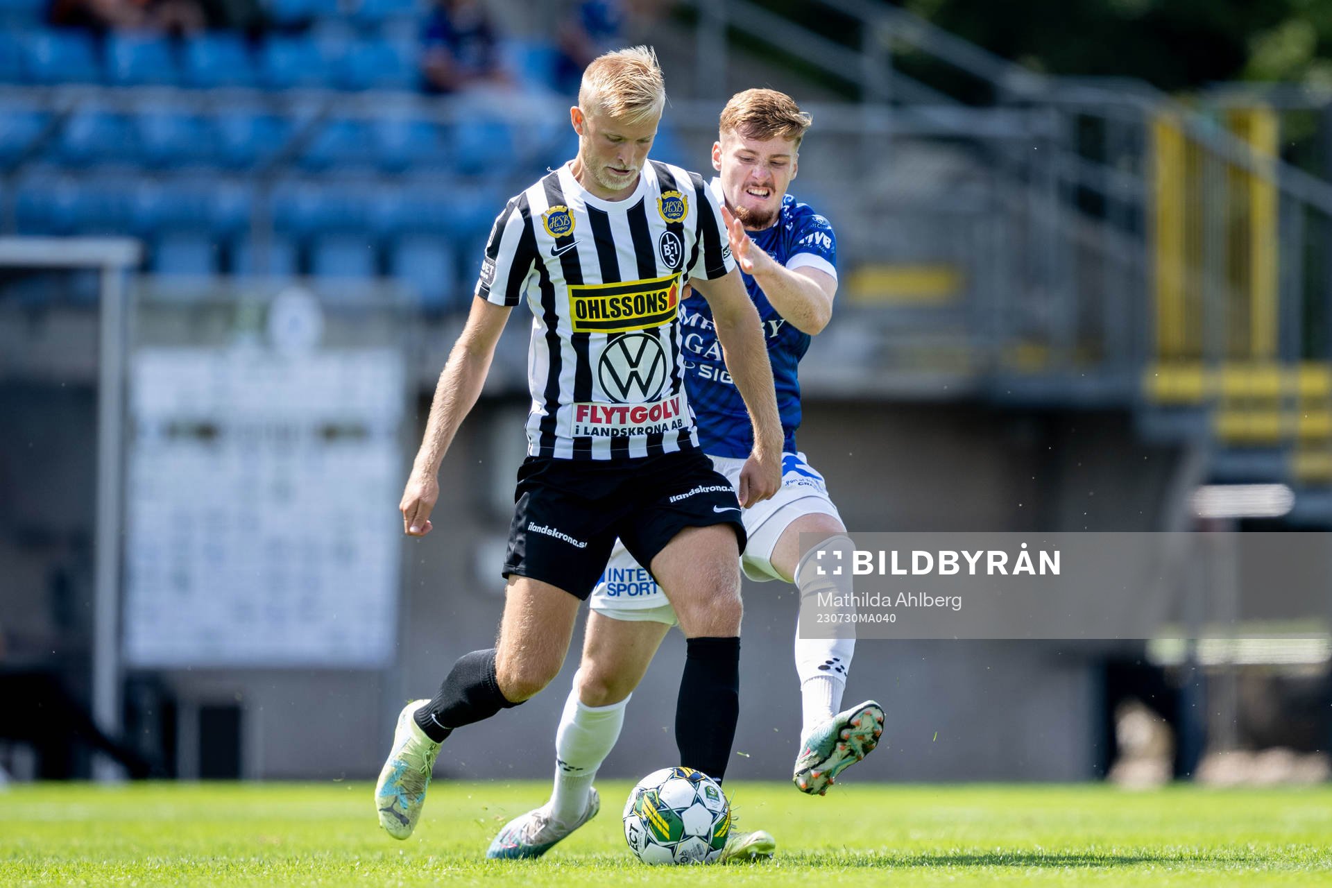 Landskronas Johan Rapp och Trelleborgs Markus Björkqvist