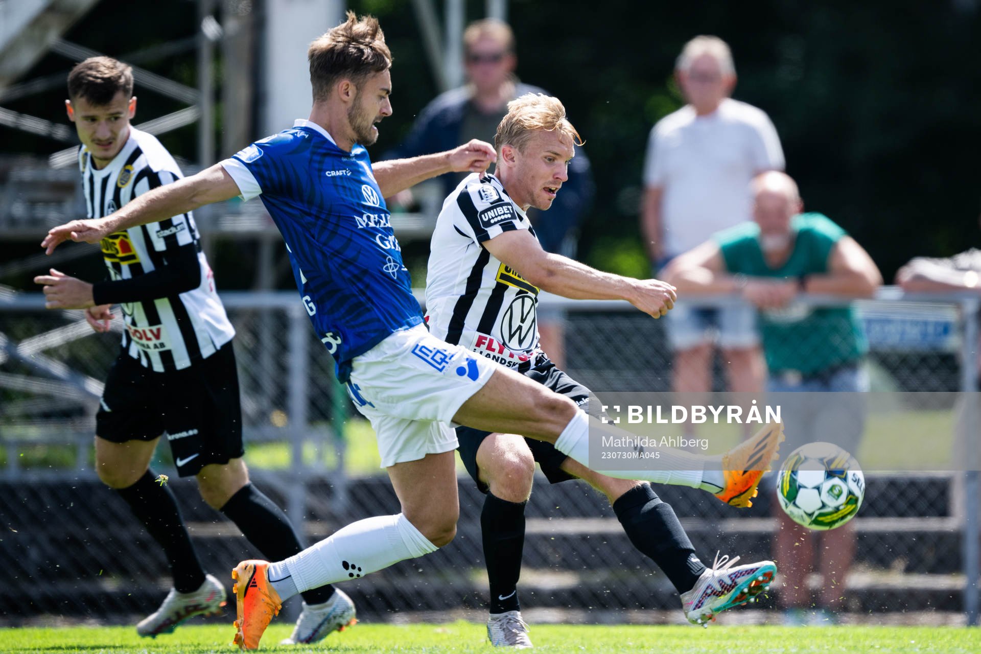 Trelleborgs Felix Hörberg och Landskronas Edvin Dahlqvist