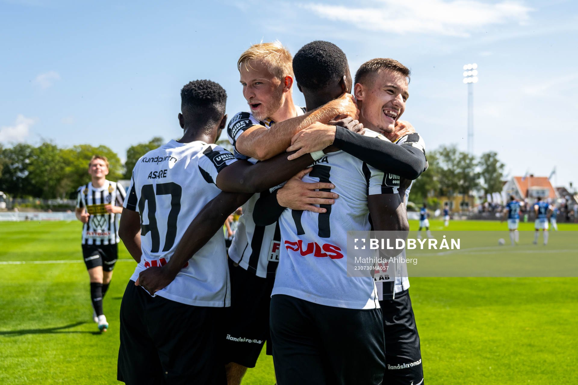 Landskronas Robin Dzabic jublar