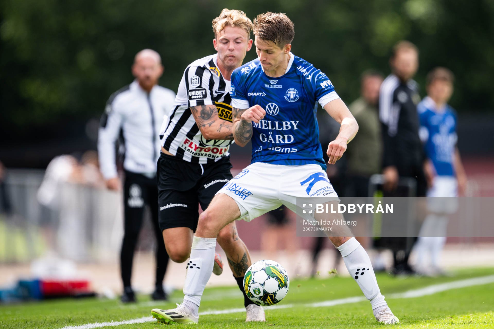 Landskronas Frederik Ihler och Trelleborgs Bödvar