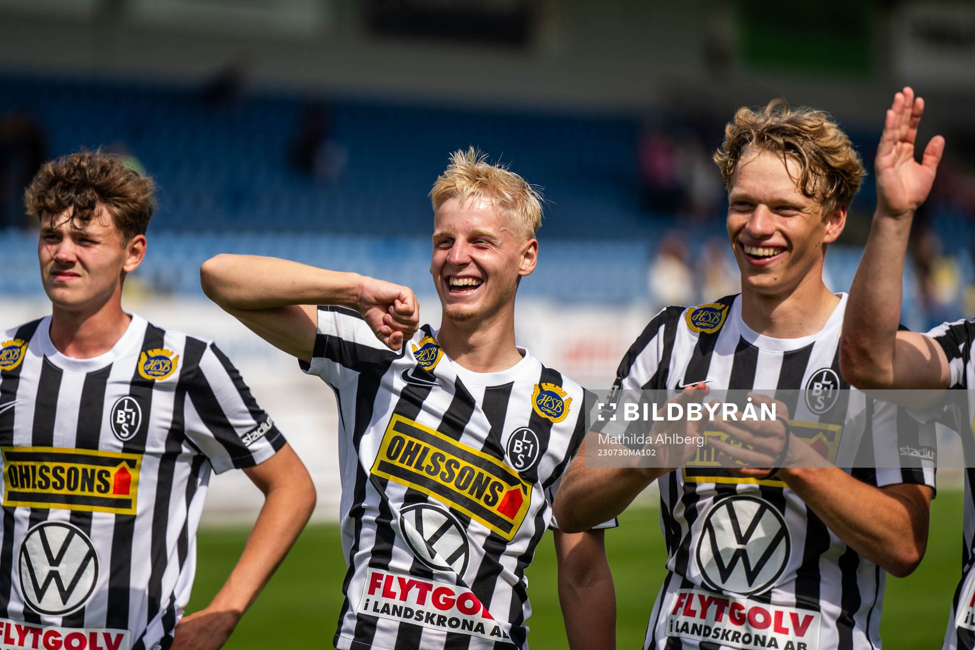 Landskronas Emil Lindman jublar