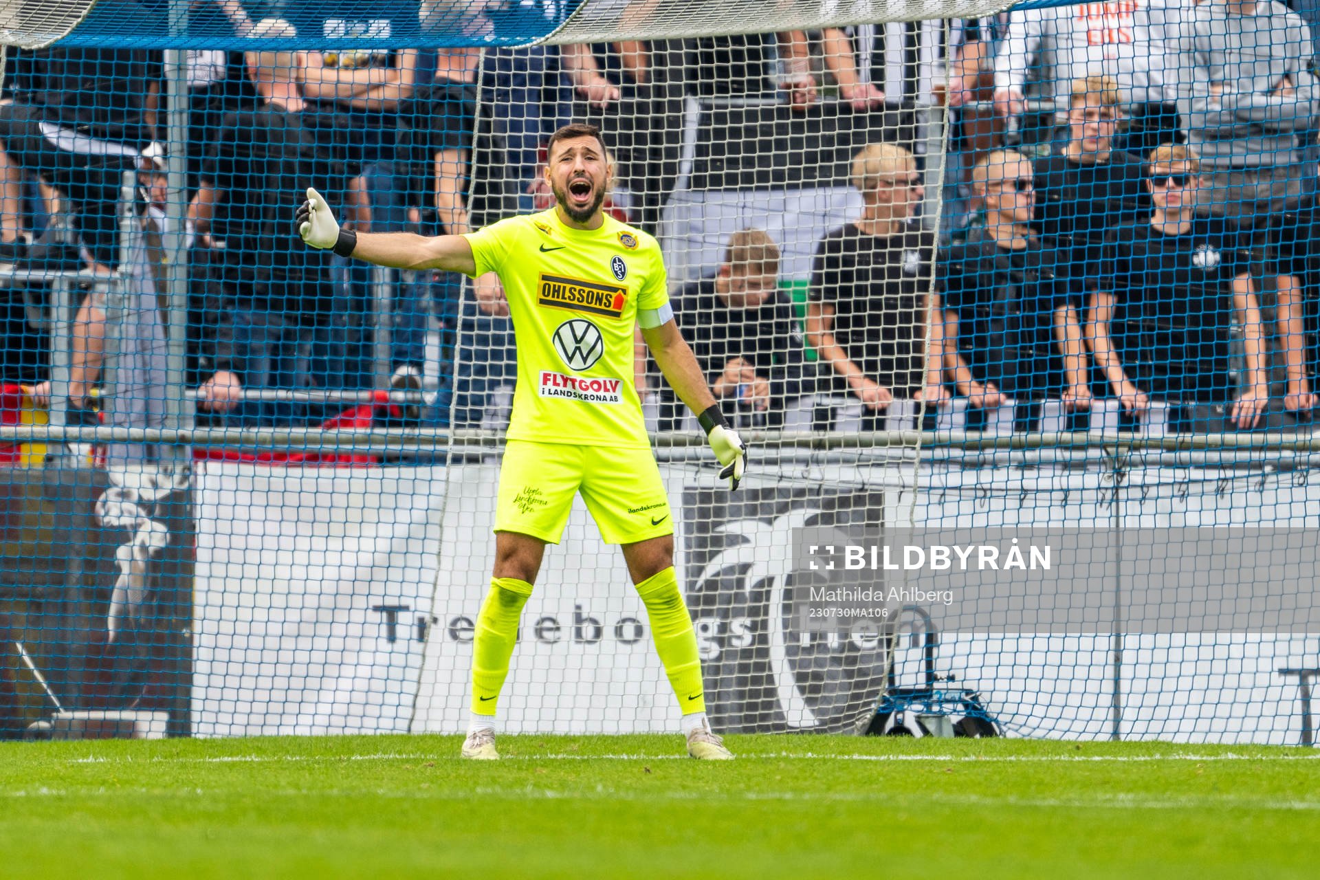 Landskronas målvakt Amr Kaddoura