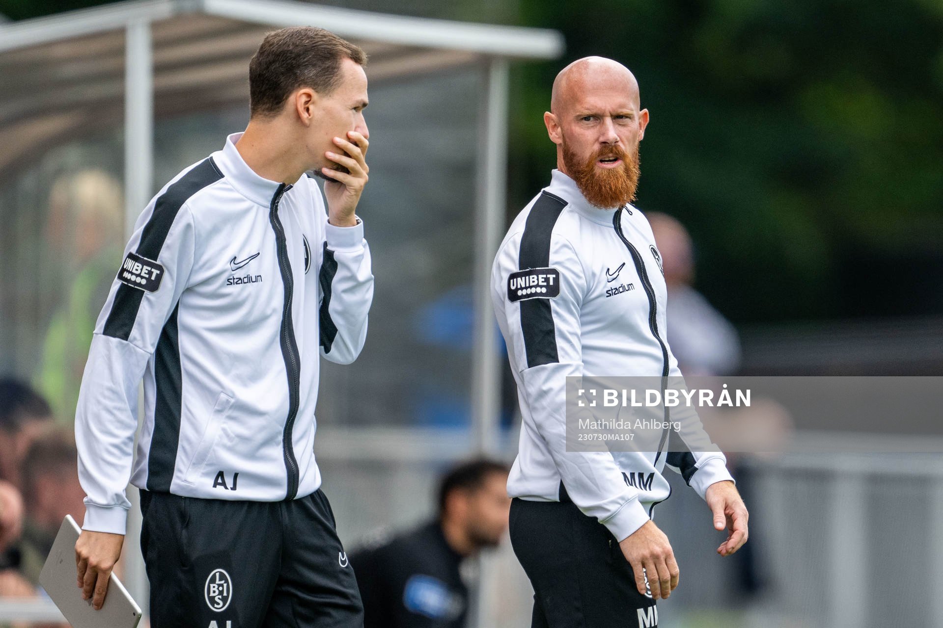 Landskronas analytiker Amir Jakirlic och tränare Max