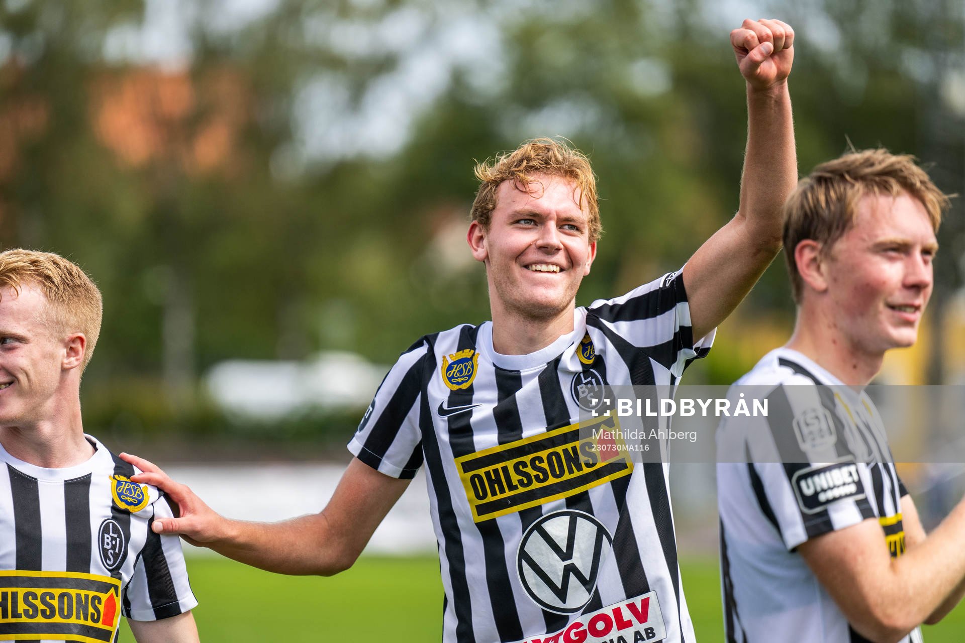 Landskronas Melker Jonsson jublar
