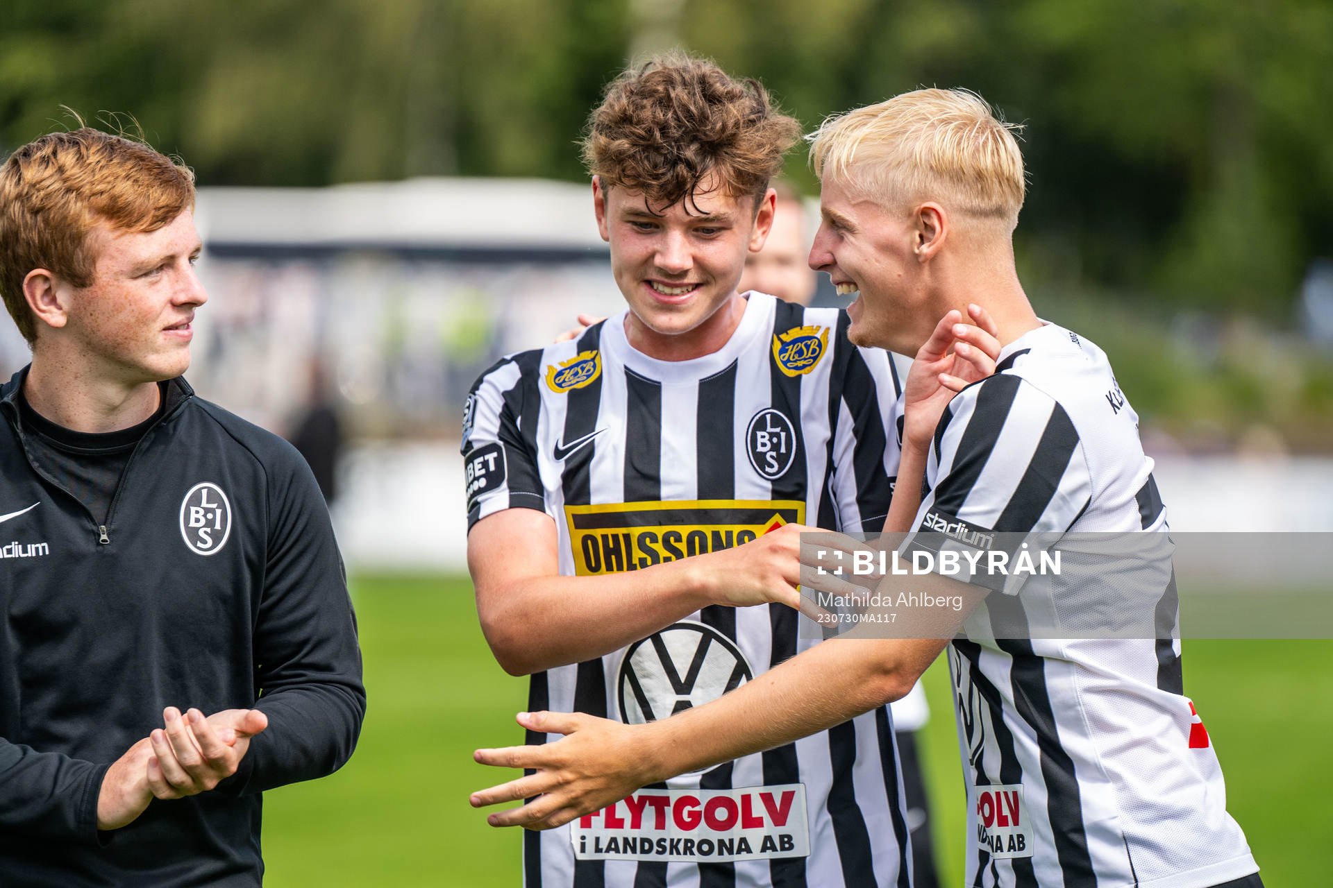 Landskronas Max Nilsson och Emil Lindman jublar