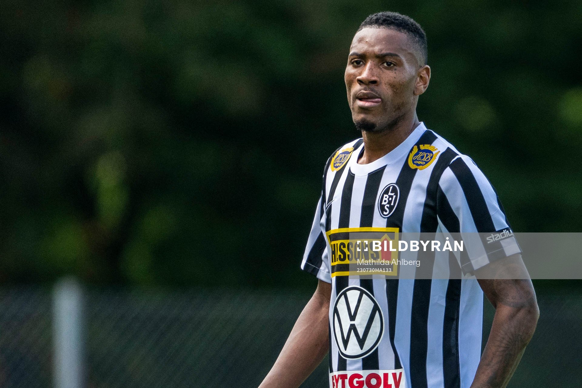 Landskronas Samuel Kotto deppar