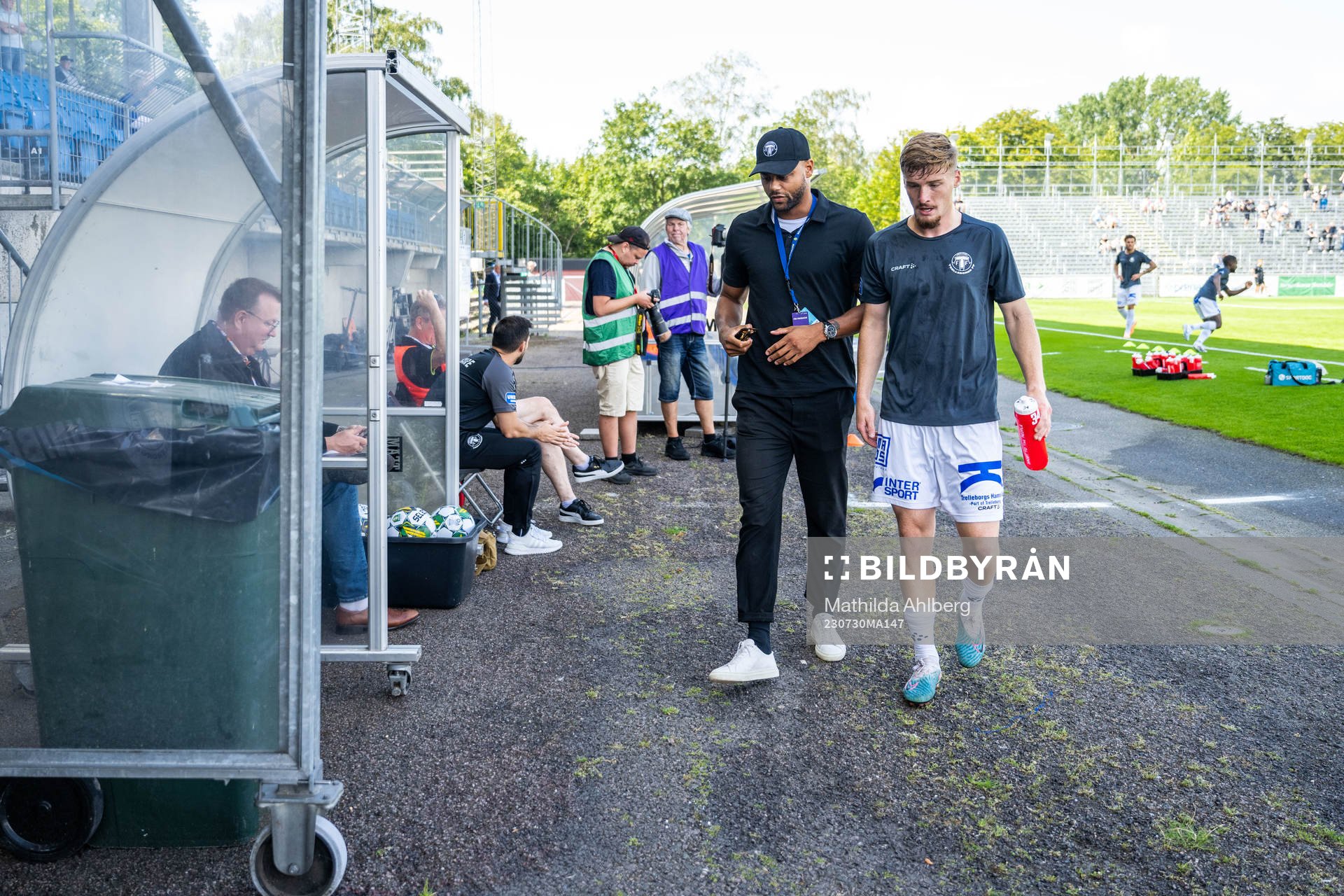 Trelleborgs sportchef Salif Camara Jönsson och Markus