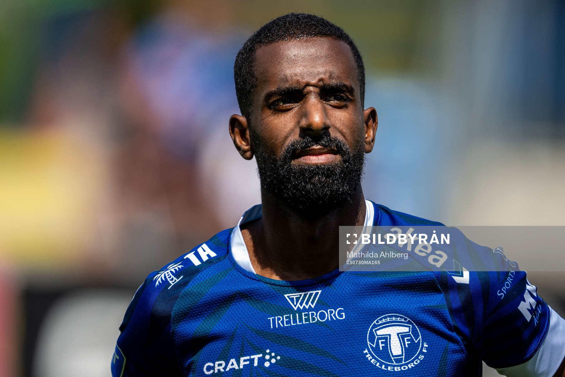 Trelleborgs Mohammed Khalid Saeid  fotbollsmatchen i