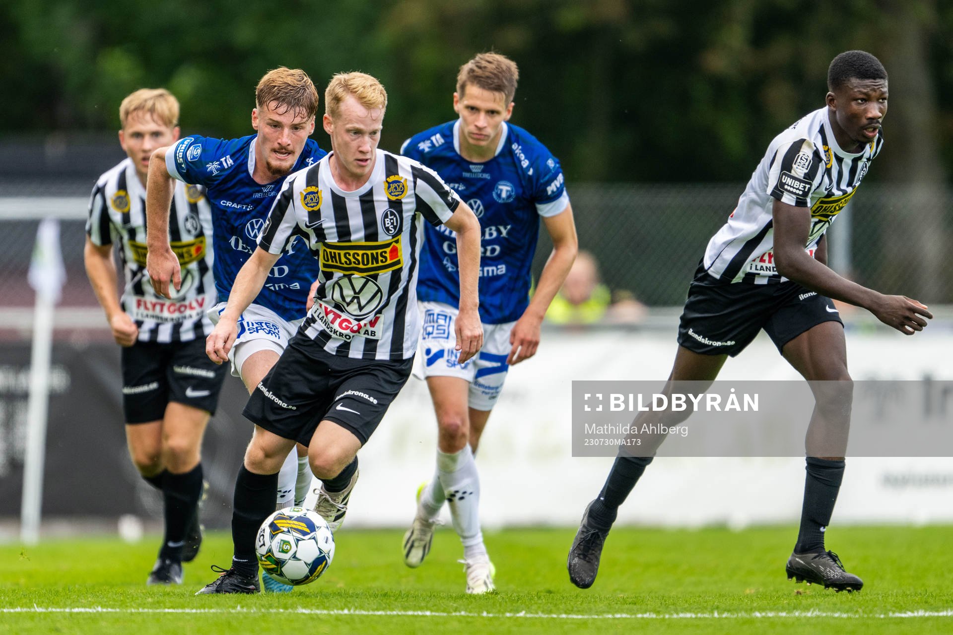 Trelleborgs Markus Björkqvist och Landskronas David