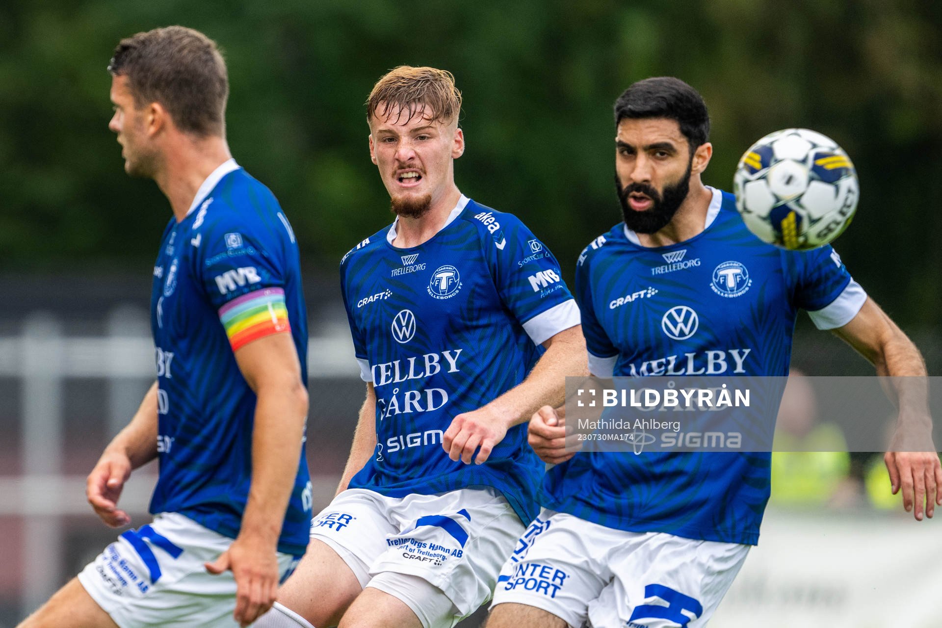 Trelleborgs Markus Björkqvist och Mouhammed-Ali Dhaini