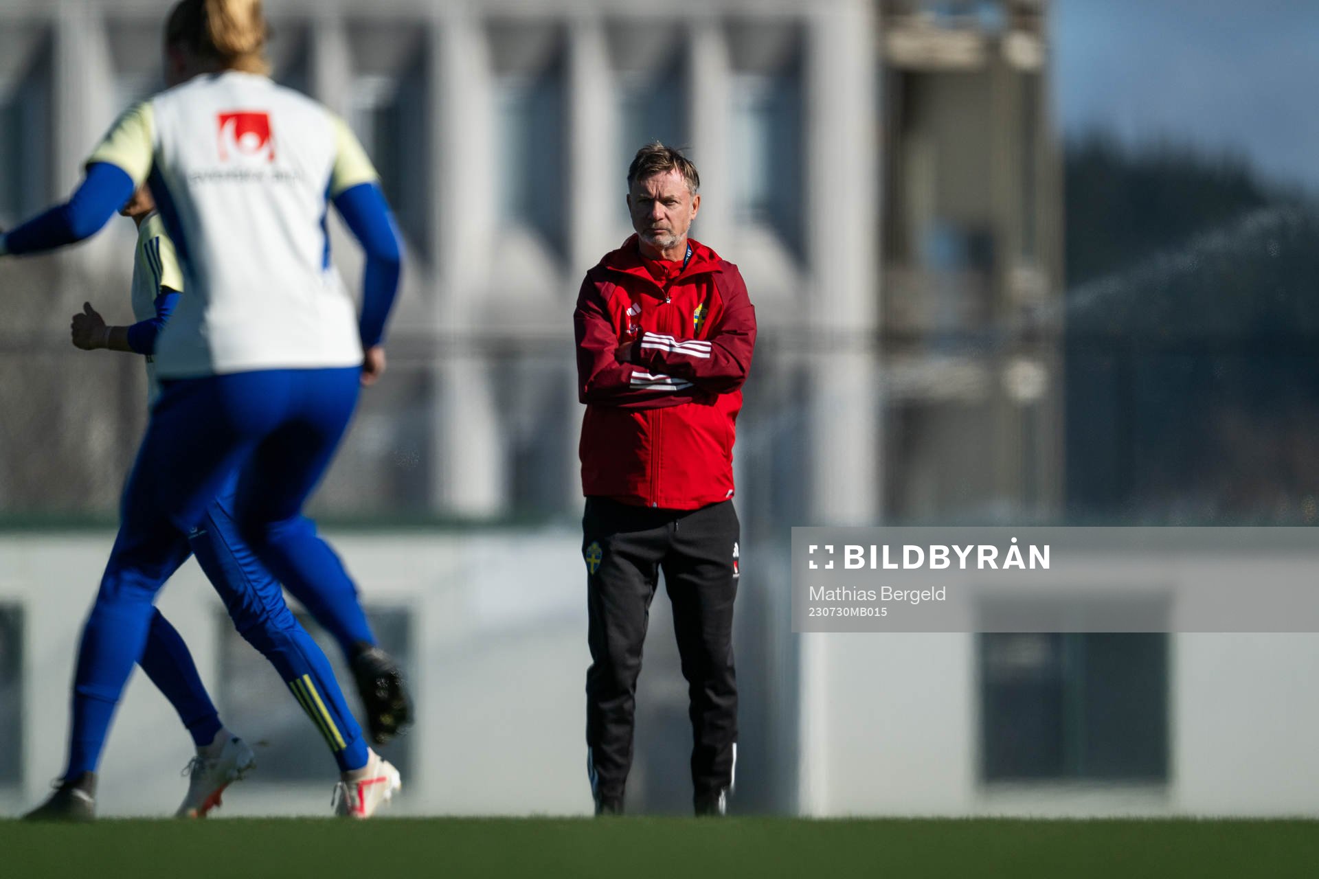 Head coach Peter Gerhardsson of the Swedish women's