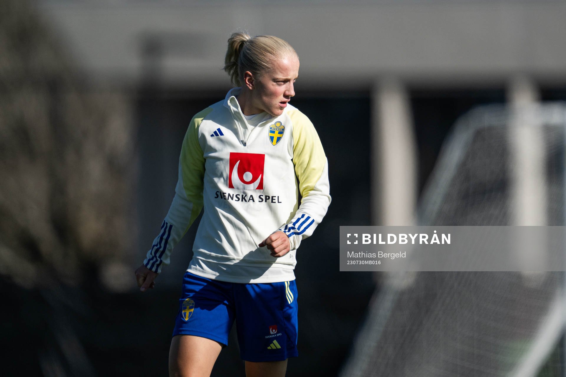 Anna Sandberg of the Swedish women's national football team