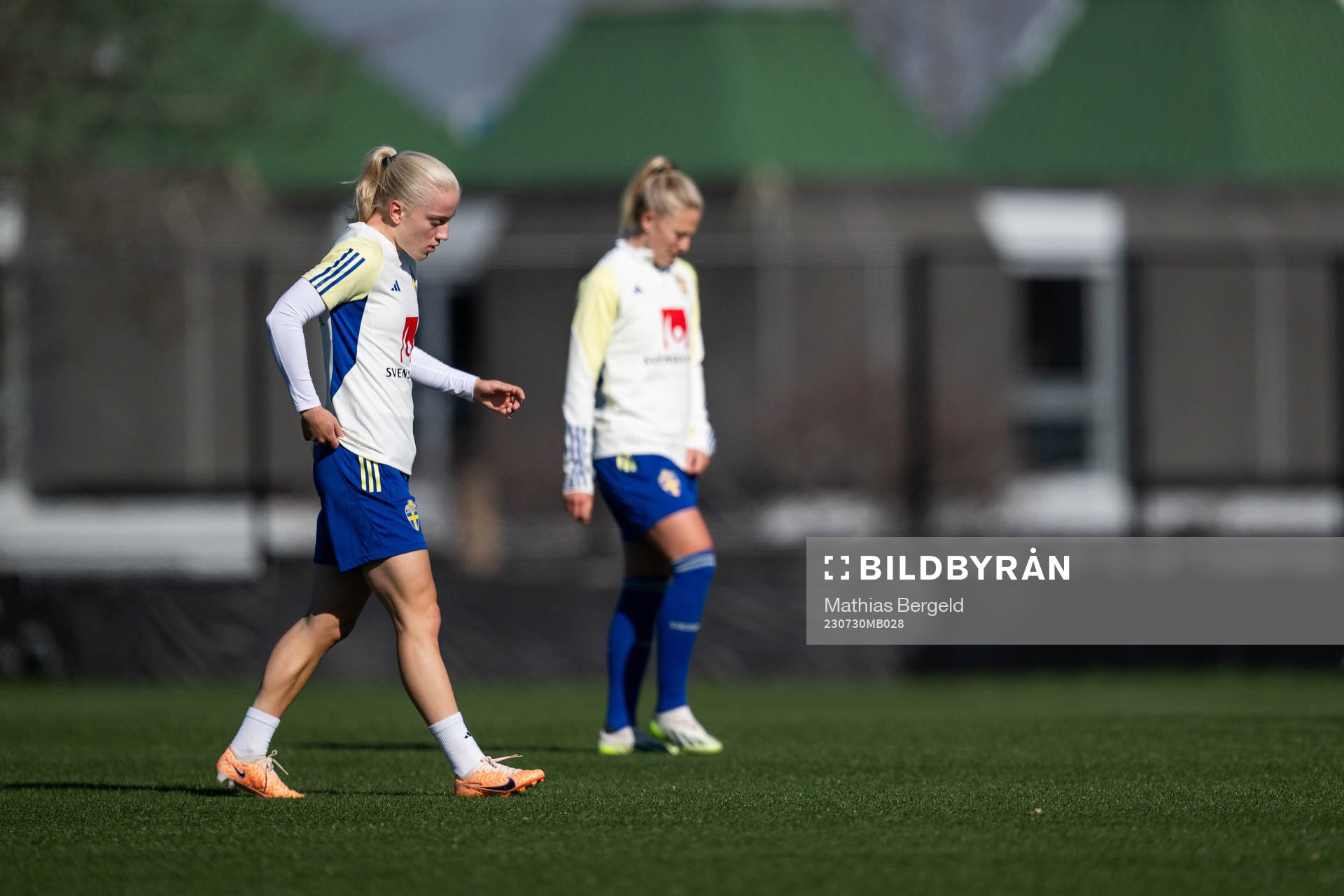 Anna Sandberg and Rebecka Blomqvist of the Swedish women's