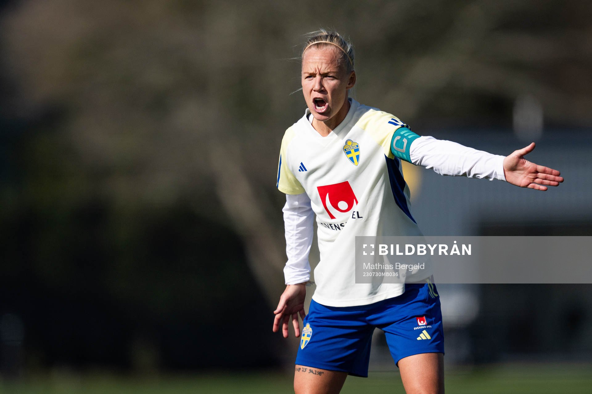 Caroline Seger of the Swedish women's national football