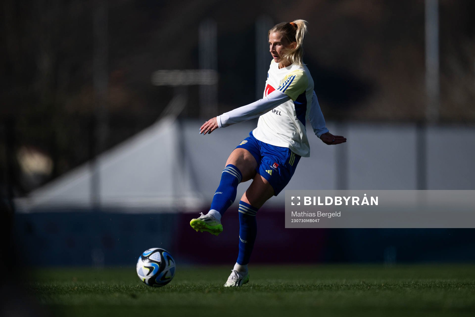 Sofia Jakobsson of the Swedish women's national football