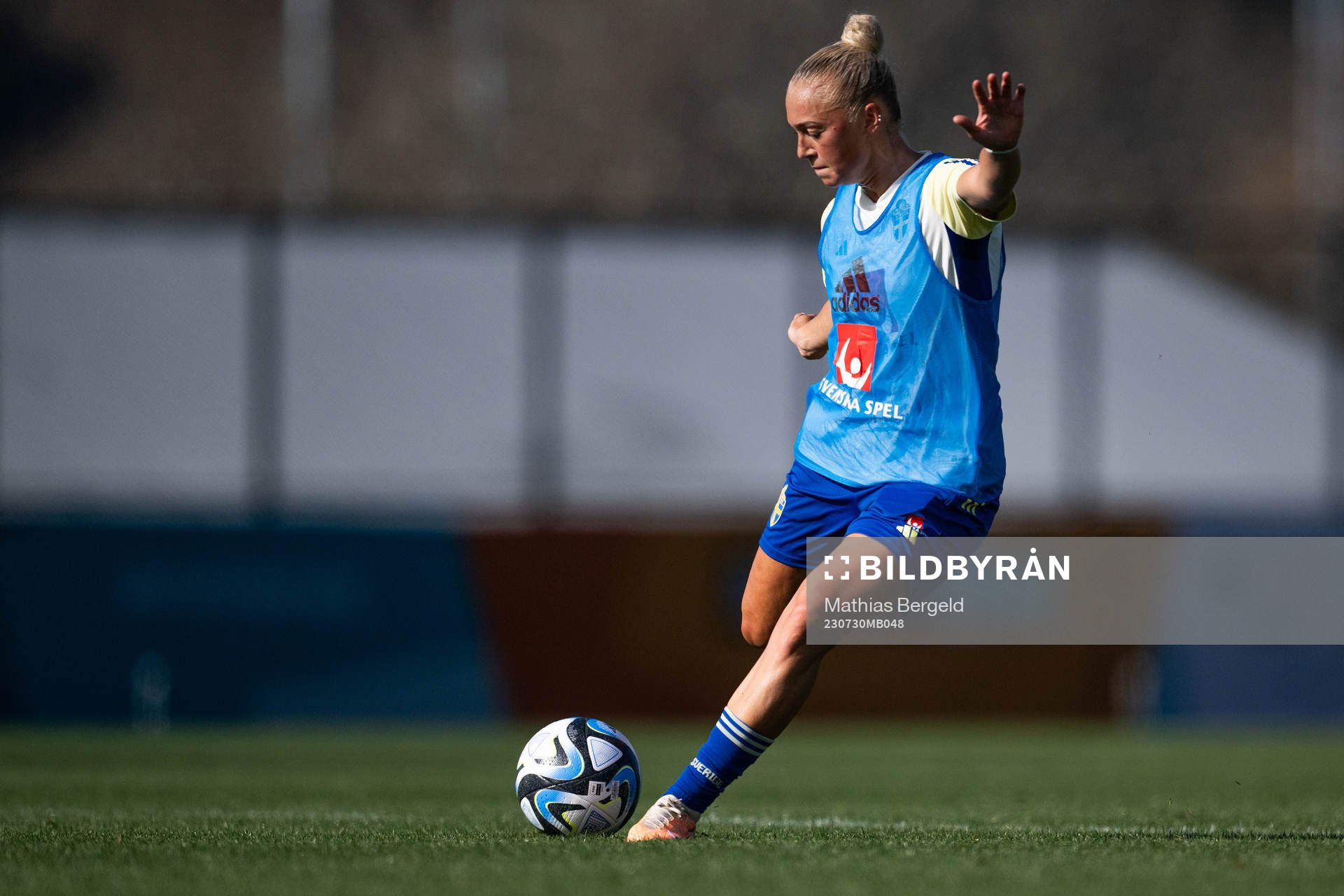 Hanna Bennison of the Swedish women's national football