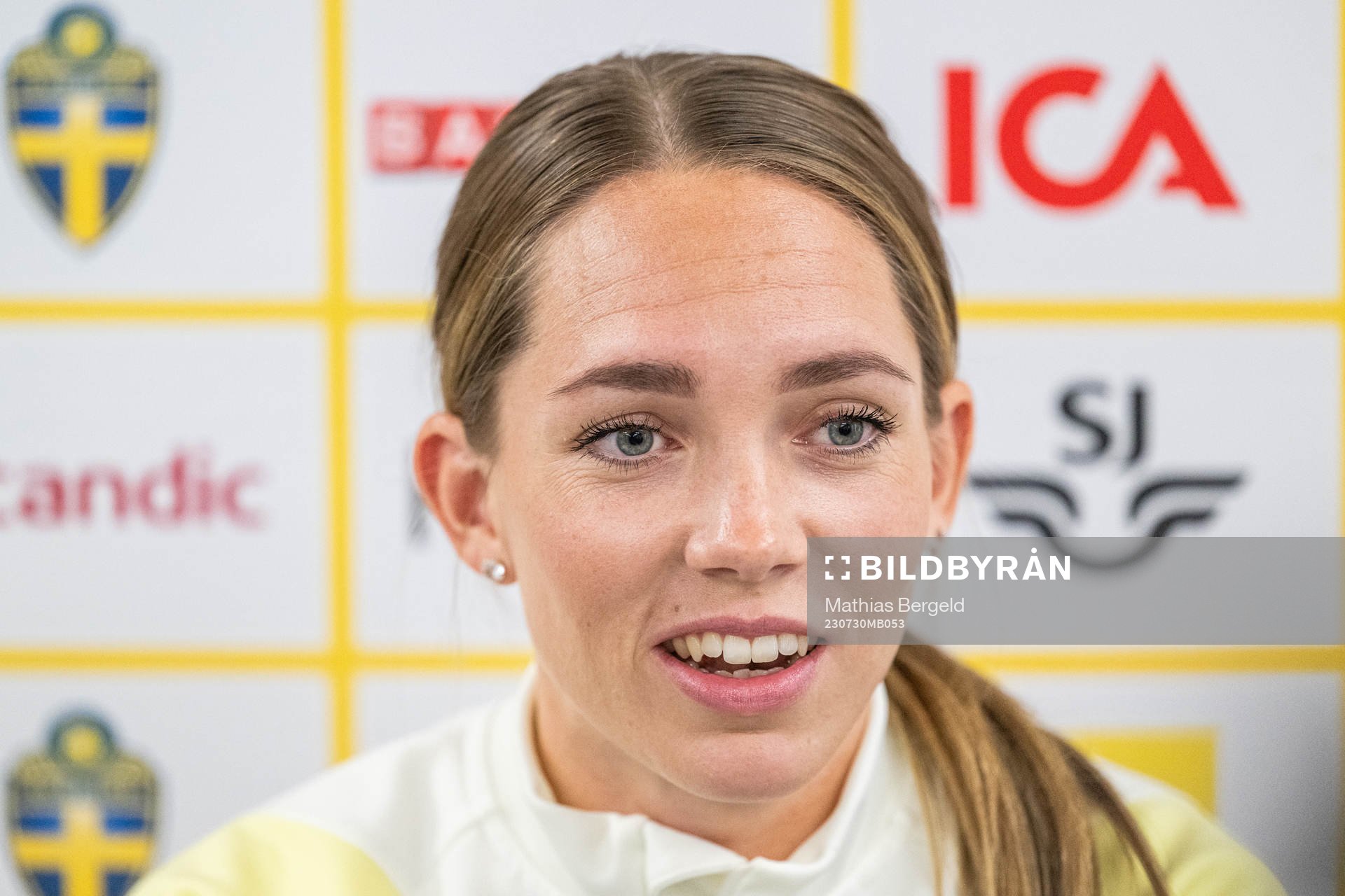 Elin Rubensson of the Swedish women's national football