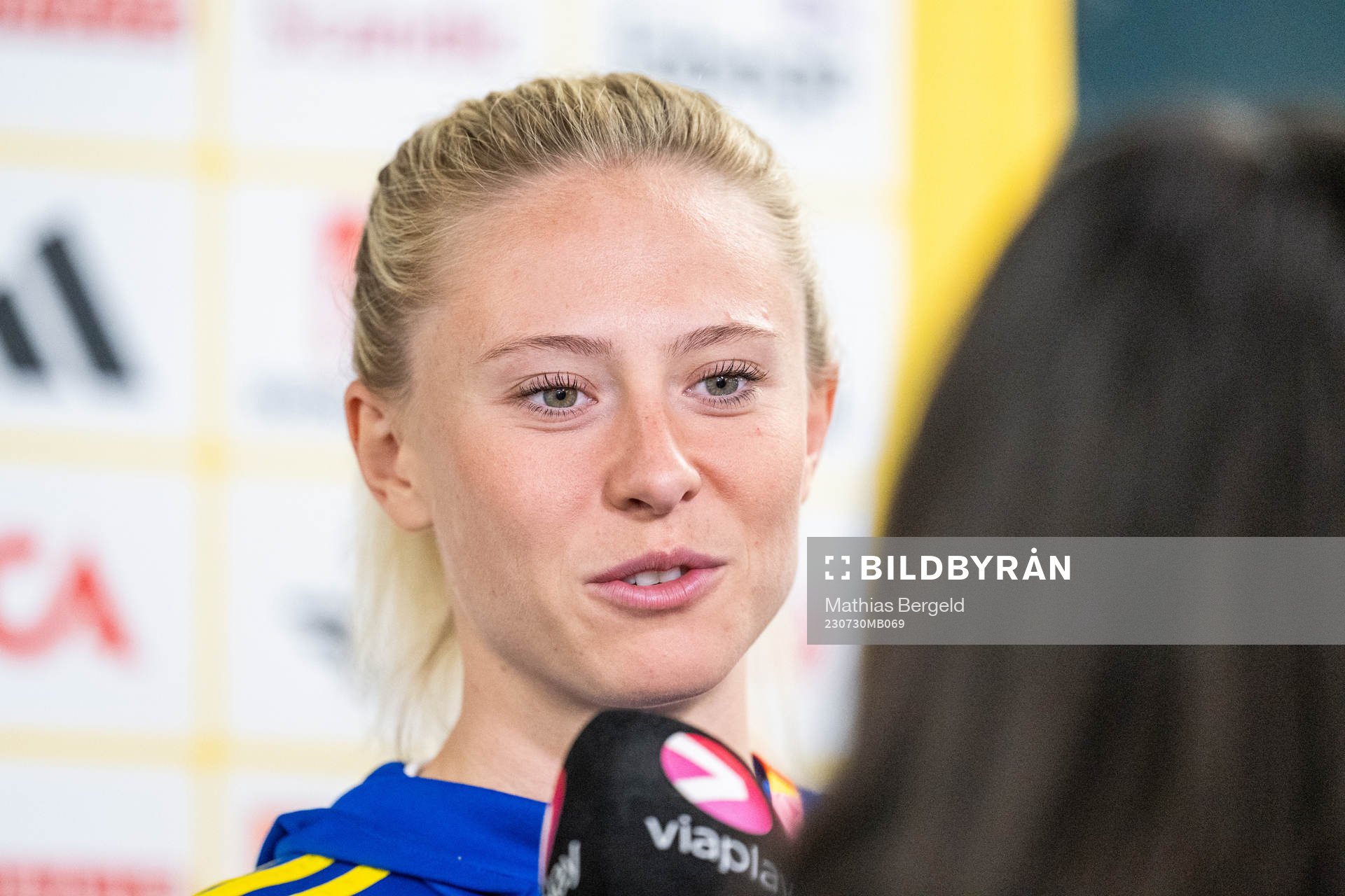 Rebecka Blomqvist of the Swedish women's national football