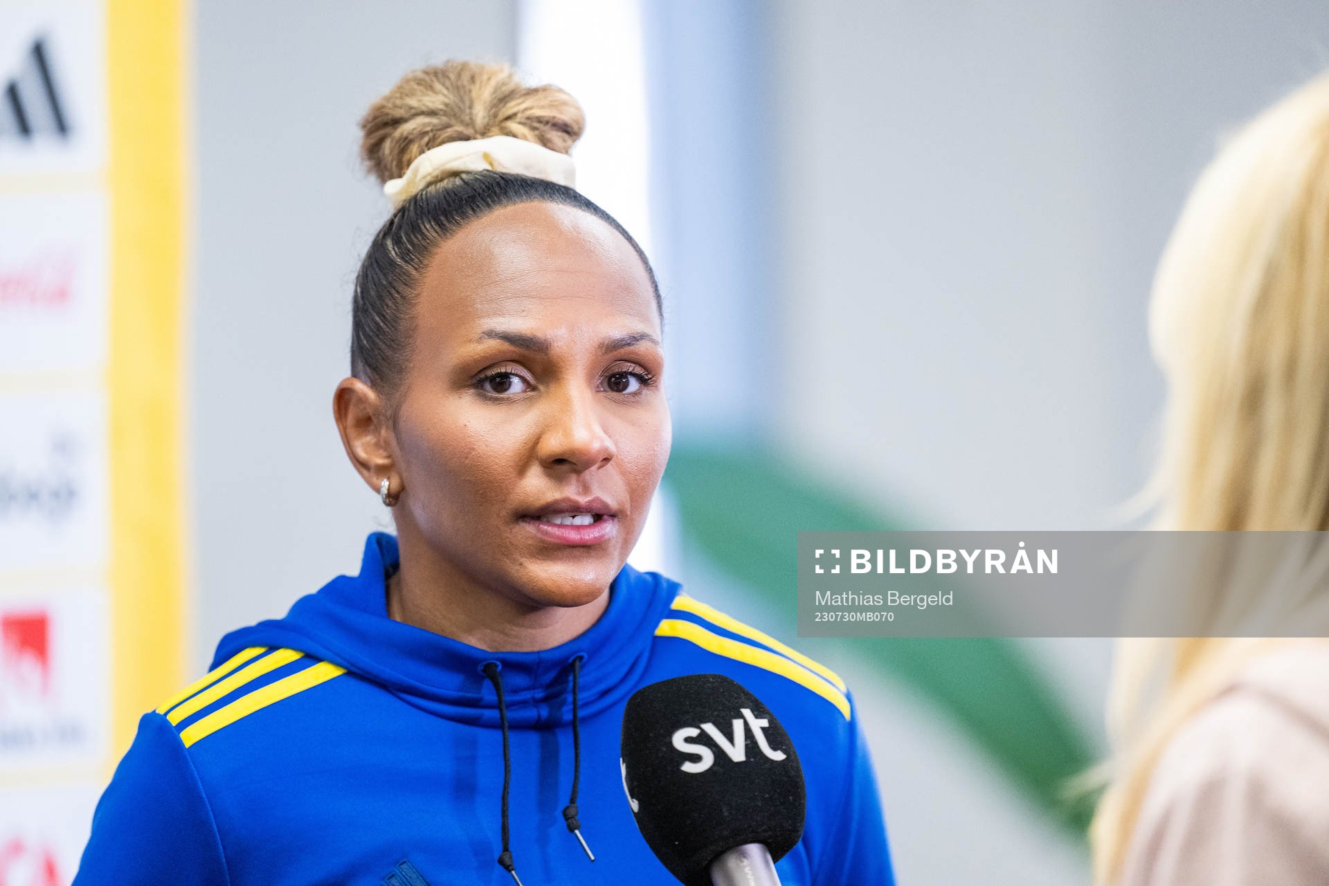 Madelen Janogy of the Swedish women's national football