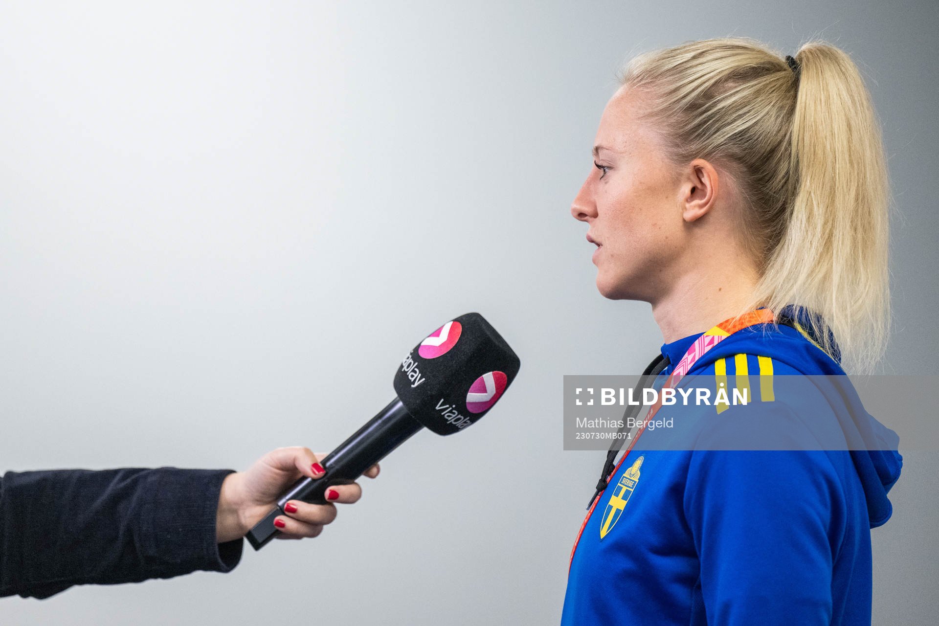 Rebecka Blomqvist of the Swedish women's national football