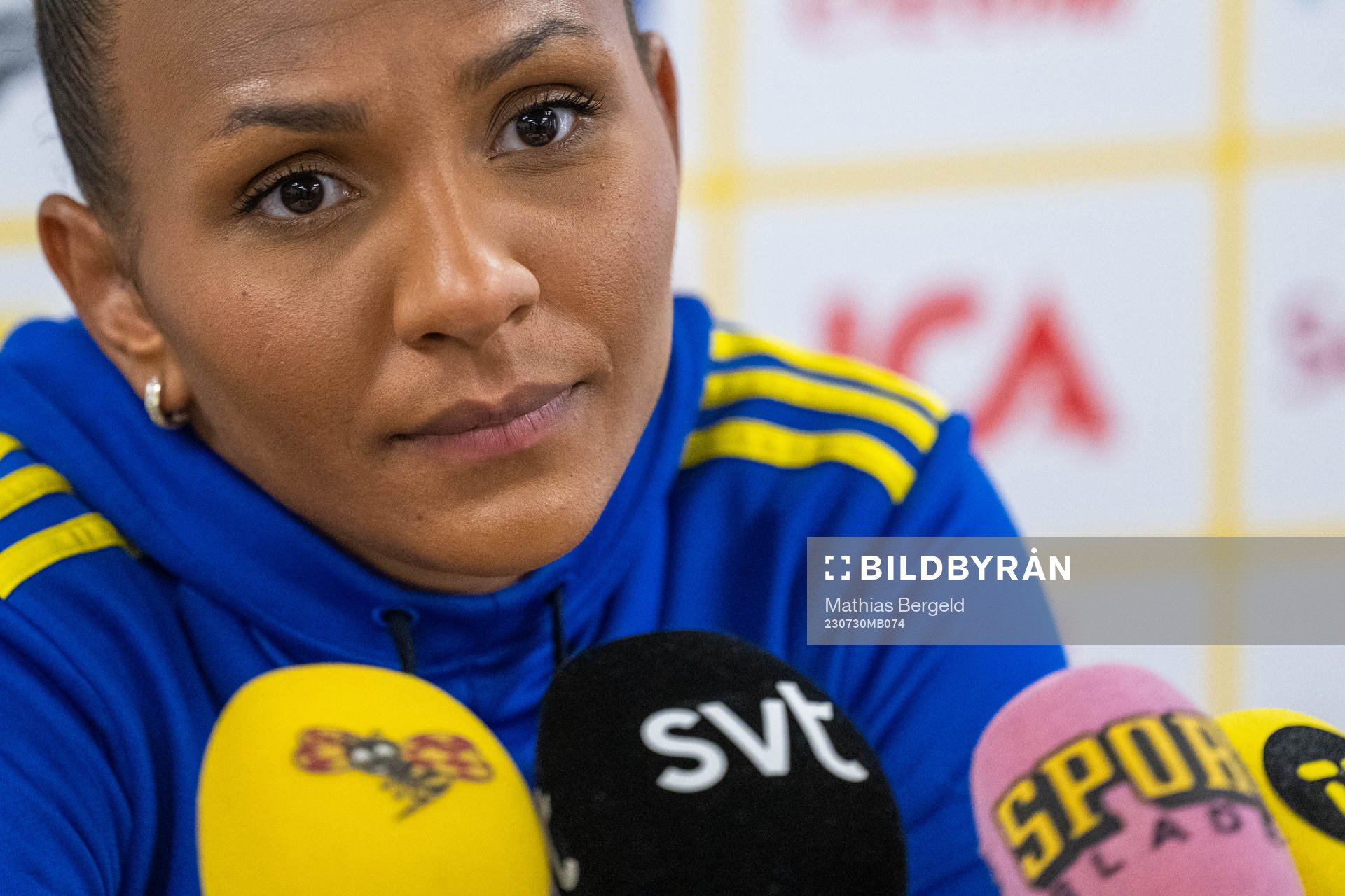 Madelen Janogy of the Swedish women's national football