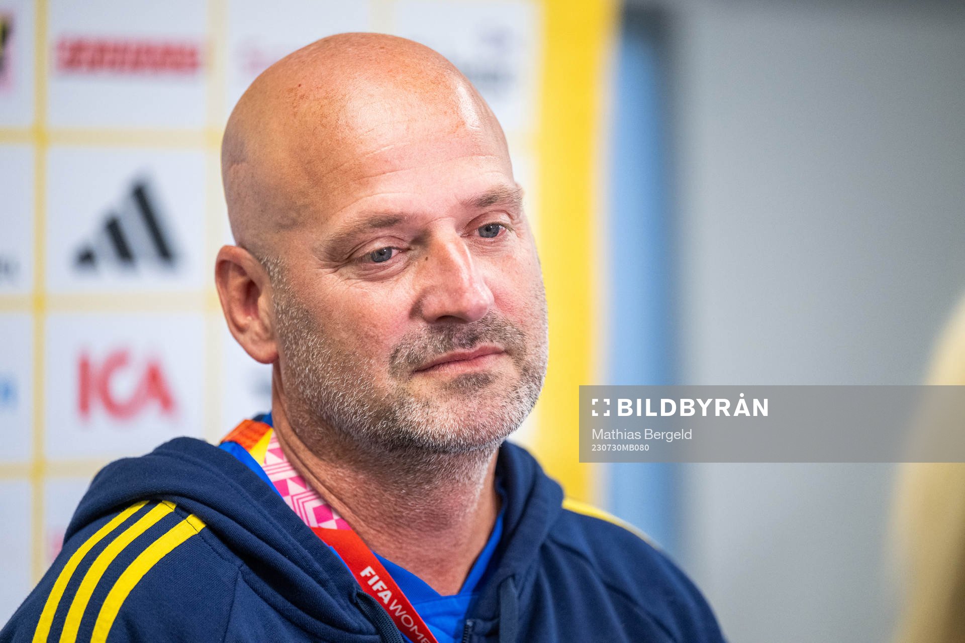 Assistant coach Magnus Wikman of the Swedish women's