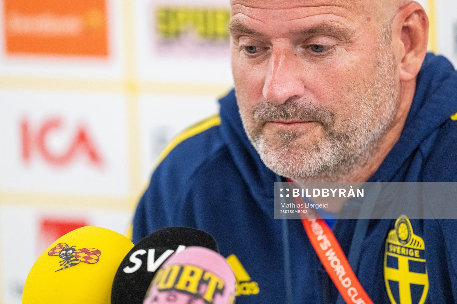 Assistant coach Magnus Wikman of the Swedish women's