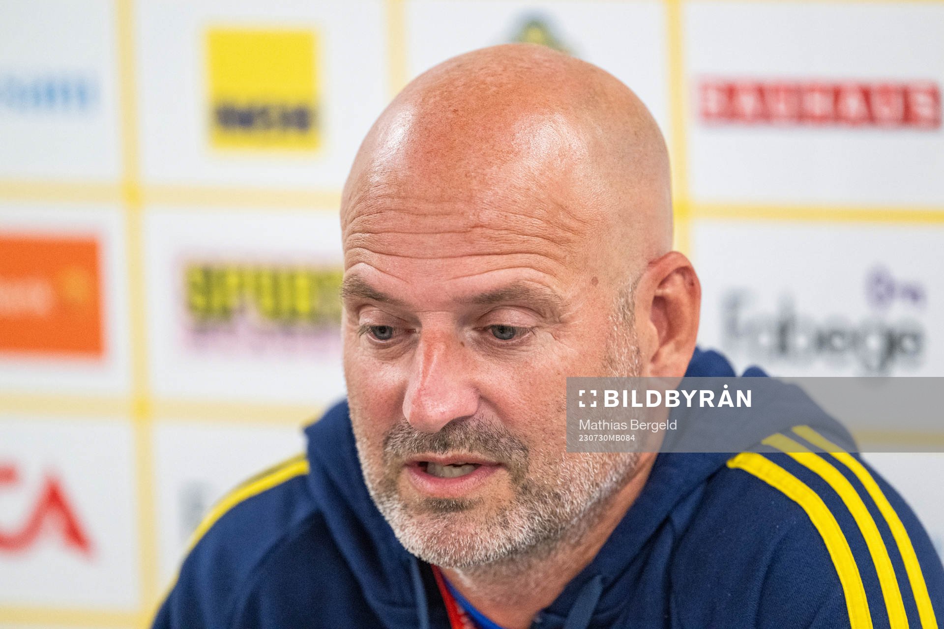 Assistant coach Magnus Wikman of the Swedish women's