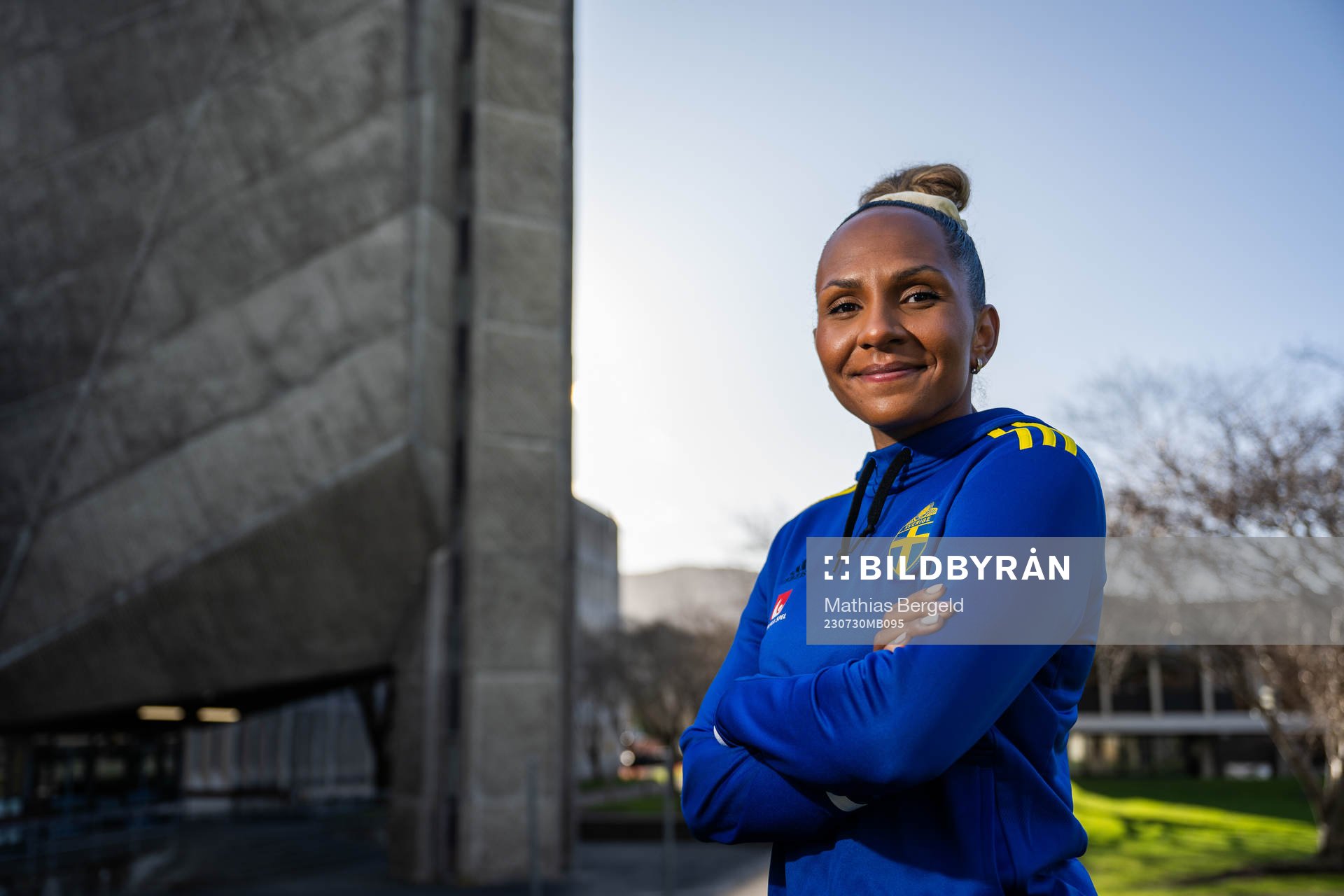 Madelen Janogy of the Swedish women's national football
