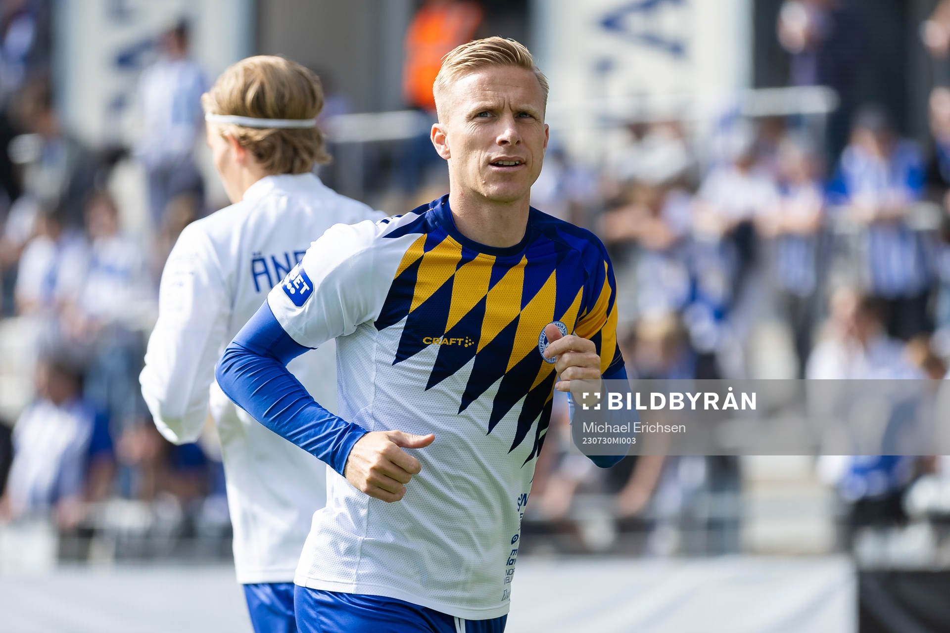 IFK Göteborgs Oscar Wendt innan fotbollsmatchen i